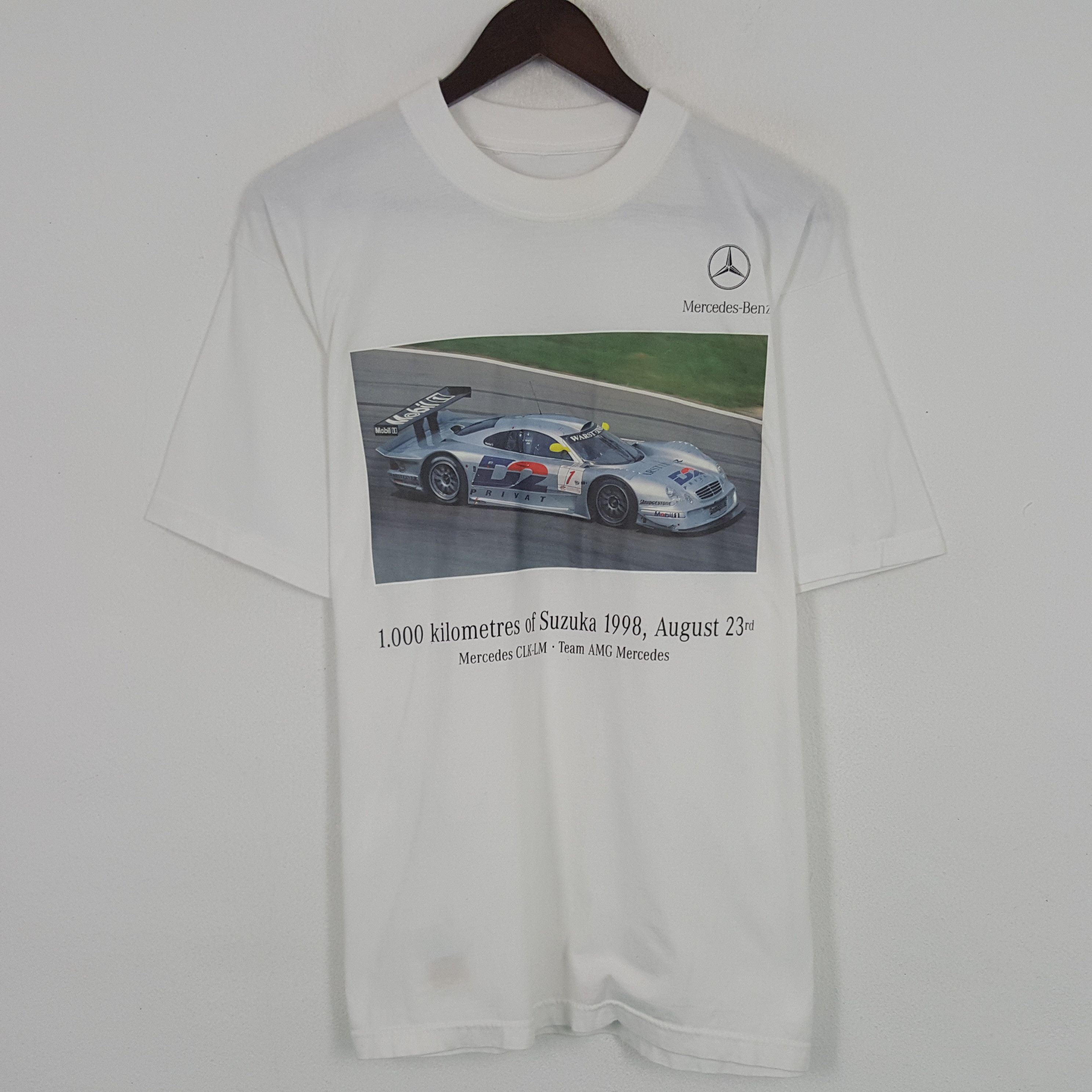 Mercedes-Benz × Vintage Vintage Mercedes - Benz Tshirt Size US M / EU 48-50 / 2 - 1 Thumbnail