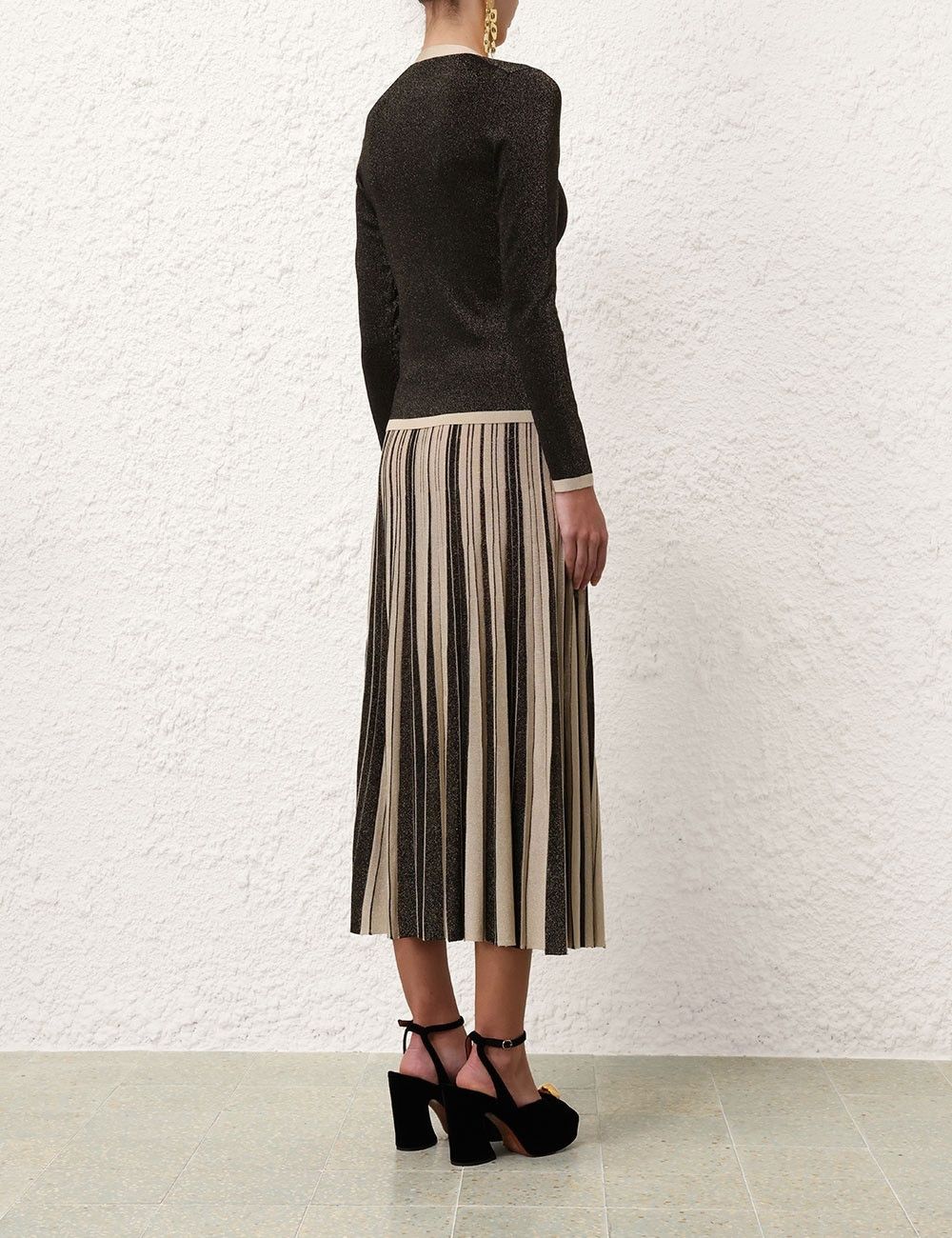 Zimmermann oc11z0825 Illustration Metallic Cardigan in Multicolor Size L / US 10 / IT 46 - 4 Thumbnail