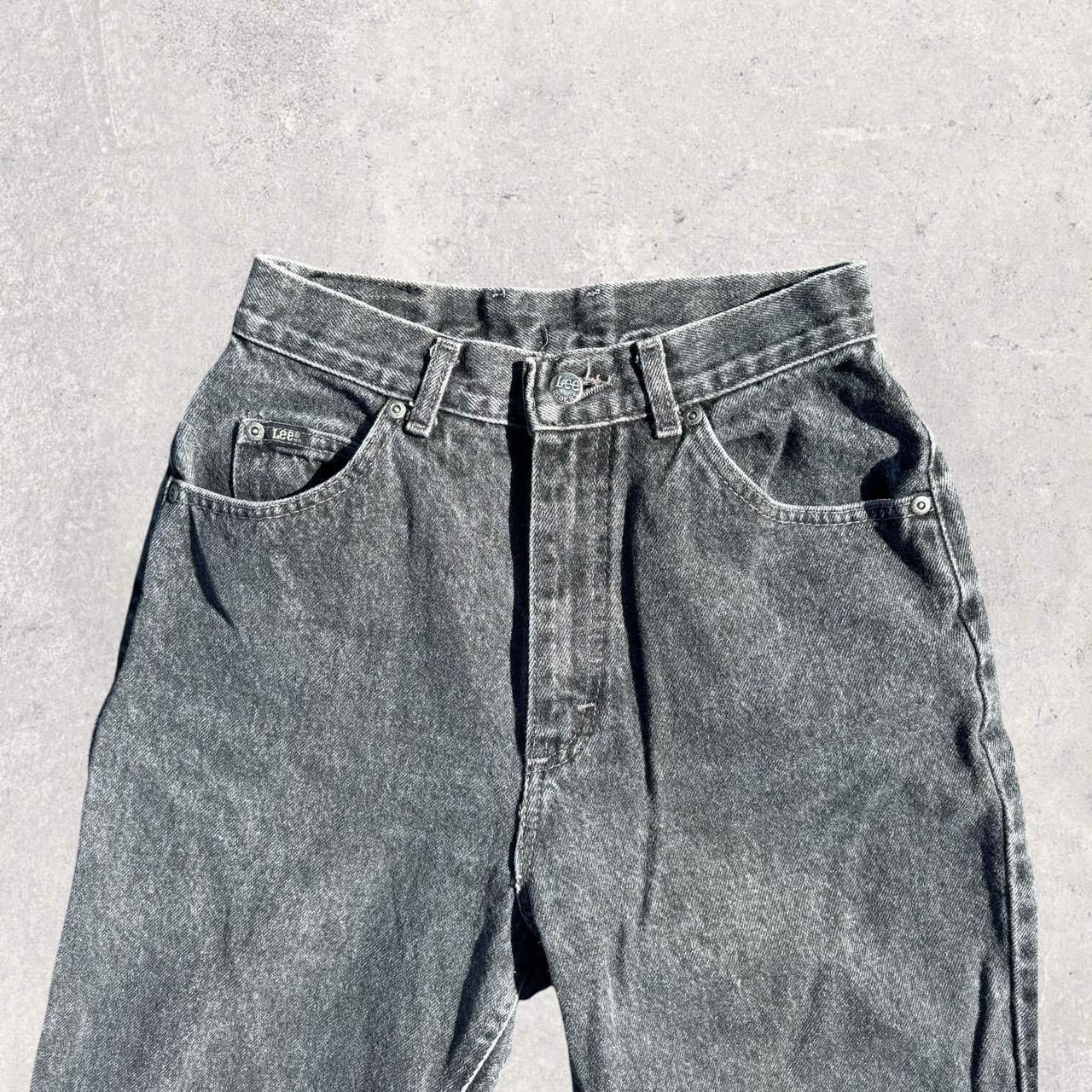 Lee × Vintage Vintage Highwaisted Black Lee Jeans Size 24" / US 00 / IT 34 - 2 Thumbnail