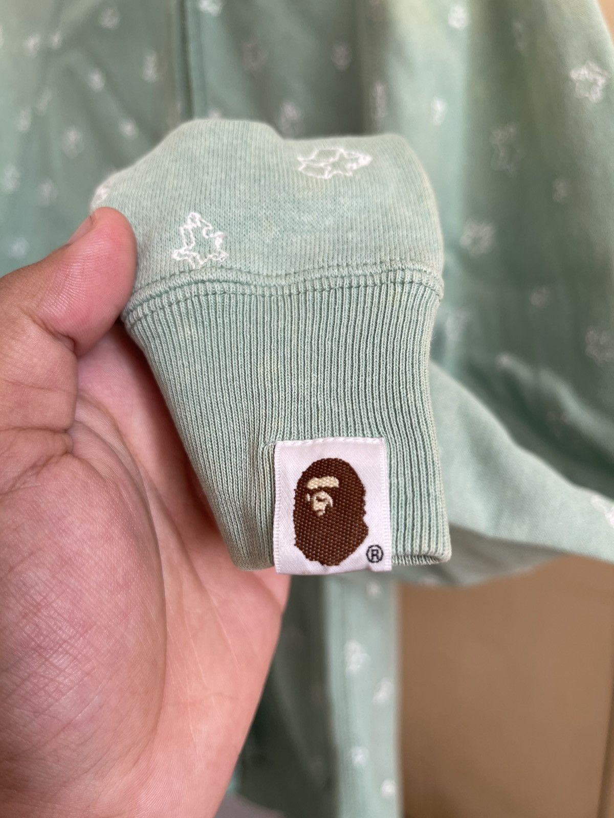 Bape Bape Bapesta All Over Logo Embroidery Full Zip Hoodie Size US L / EU 52-54 / 3 - 3 Thumbnail