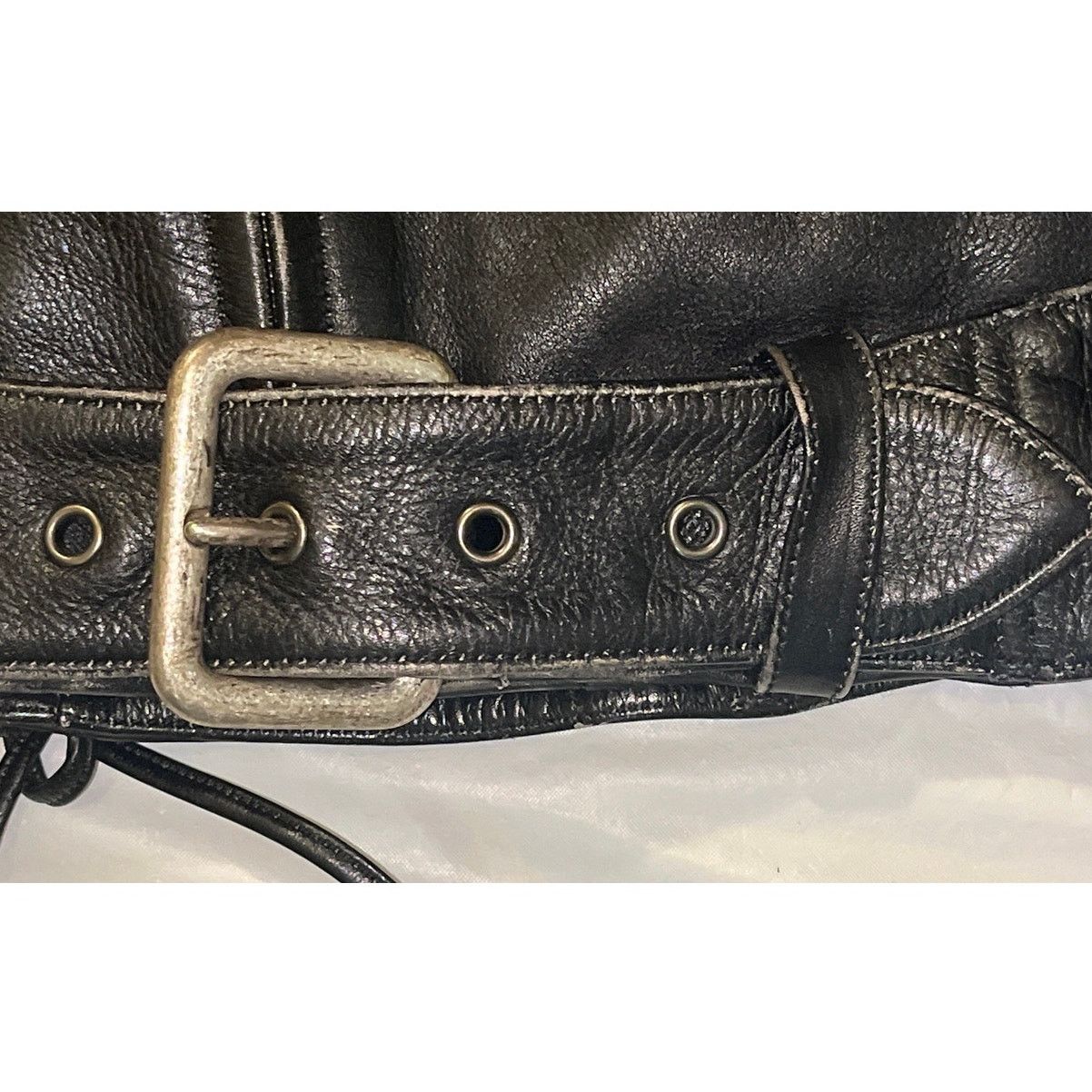 Harley Davidson Harley Davidson Leather Jacket Metal Bar & Shield - Size: L Size US L / EU 52-54 / 3 - 7 Thumbnail