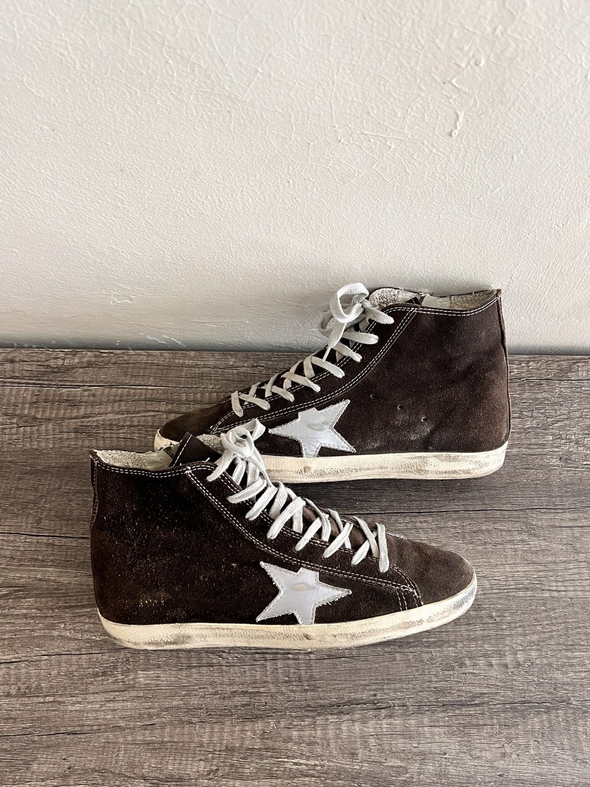 Golden Goose GOLDEN GOOSE FRANCY SUEDE SNEAKERS Size US 8 / EU 41 - 6 Thumbnail
