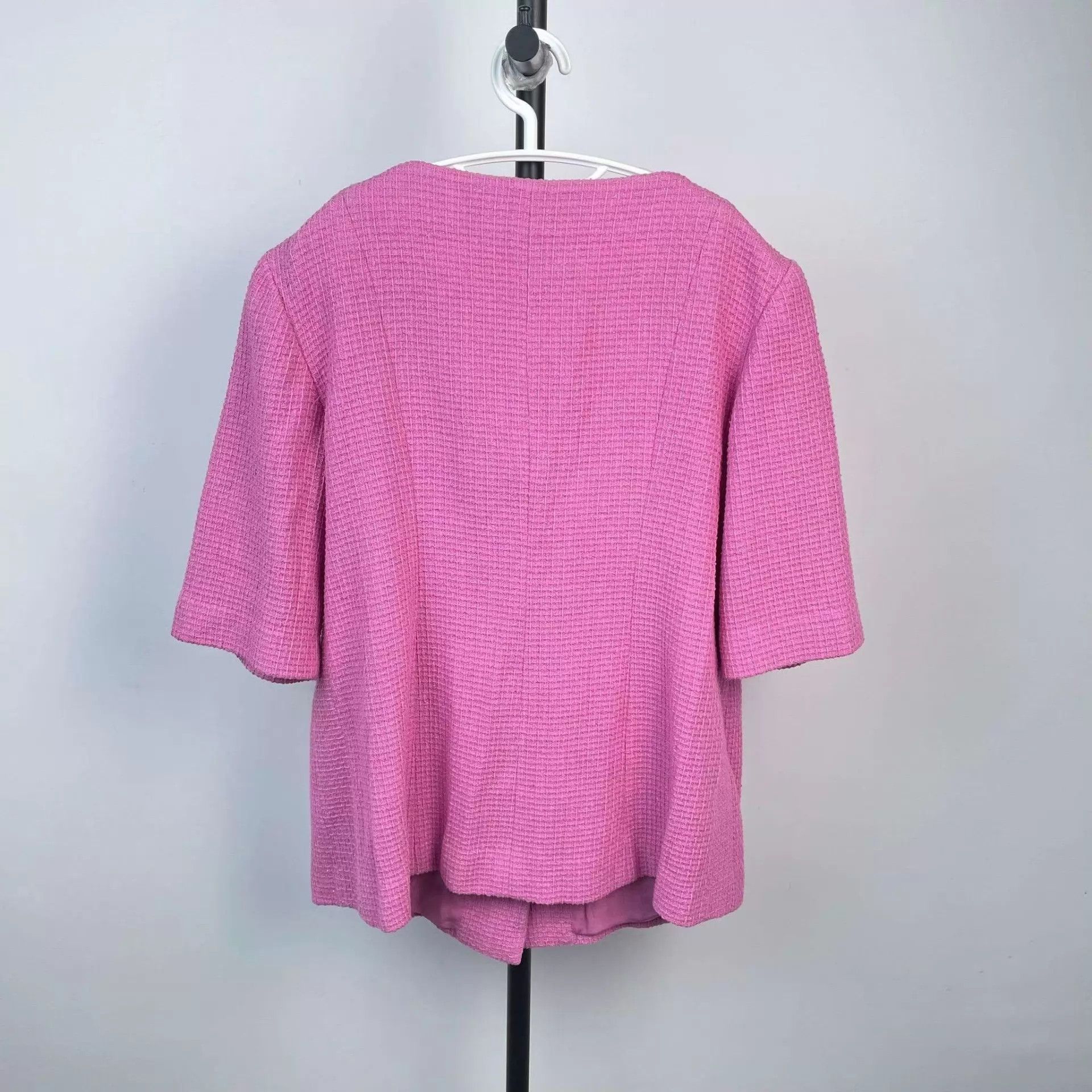 Chanel Chanel Pink Tweed Jacket 42 95 New Size M / US 6-8 / IT 42-44 - 2 Thumbnail