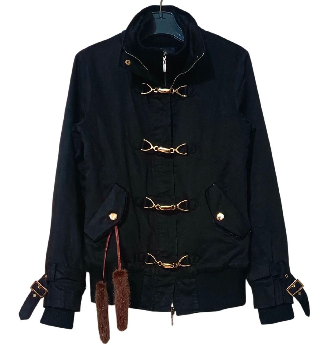 Japanese Brand CECIL McBEE 2 Fur Napoleon Double Layer Jacket Size M / US 6-8 / IT 42-44 - 1 Thumbnail