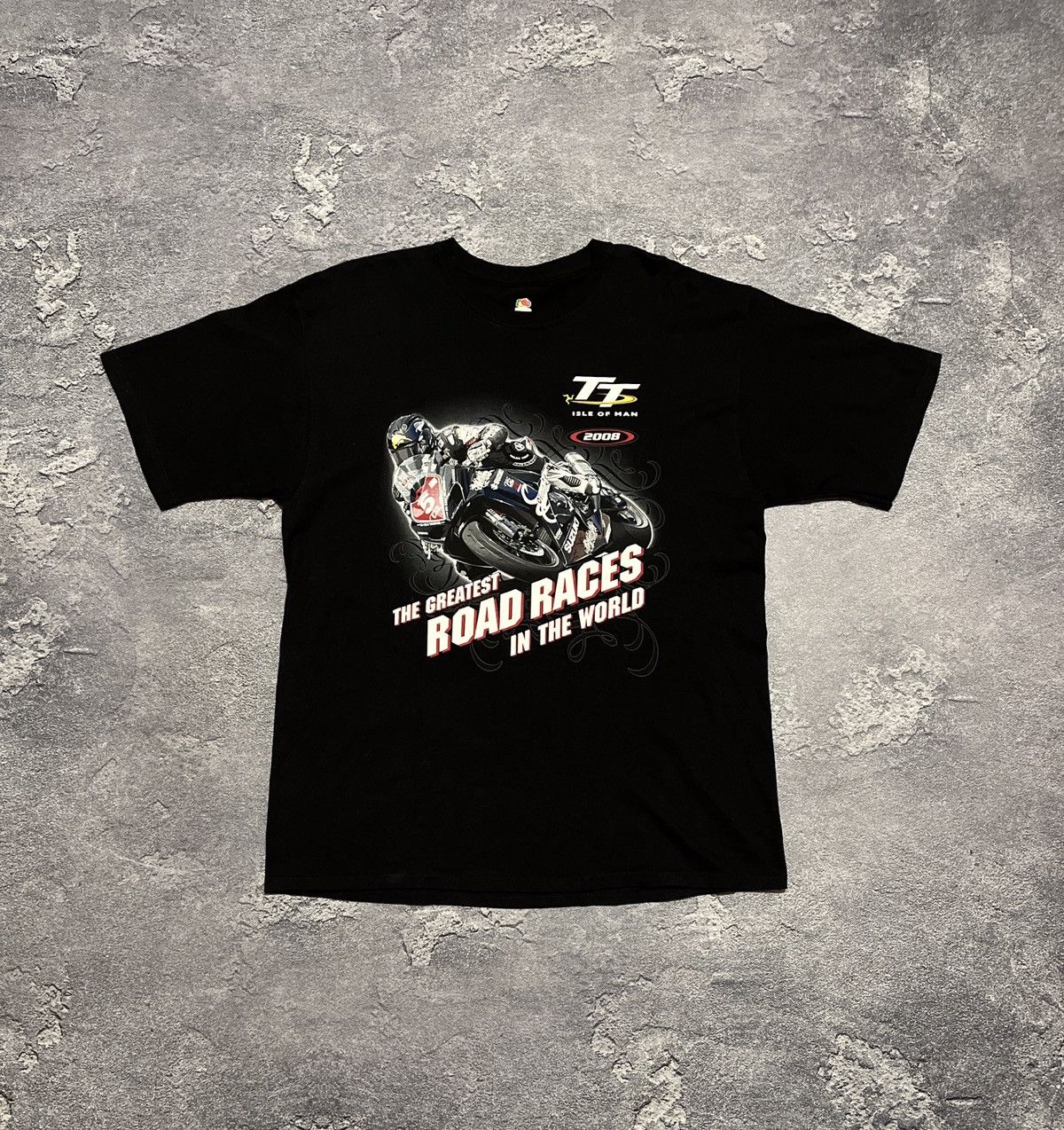 Honda × Yamaha Vintage 2008 Isle of Man The World Greates Suzuki Racing Tee Size US XL / EU 56 / 4 - 1 Thumbnail