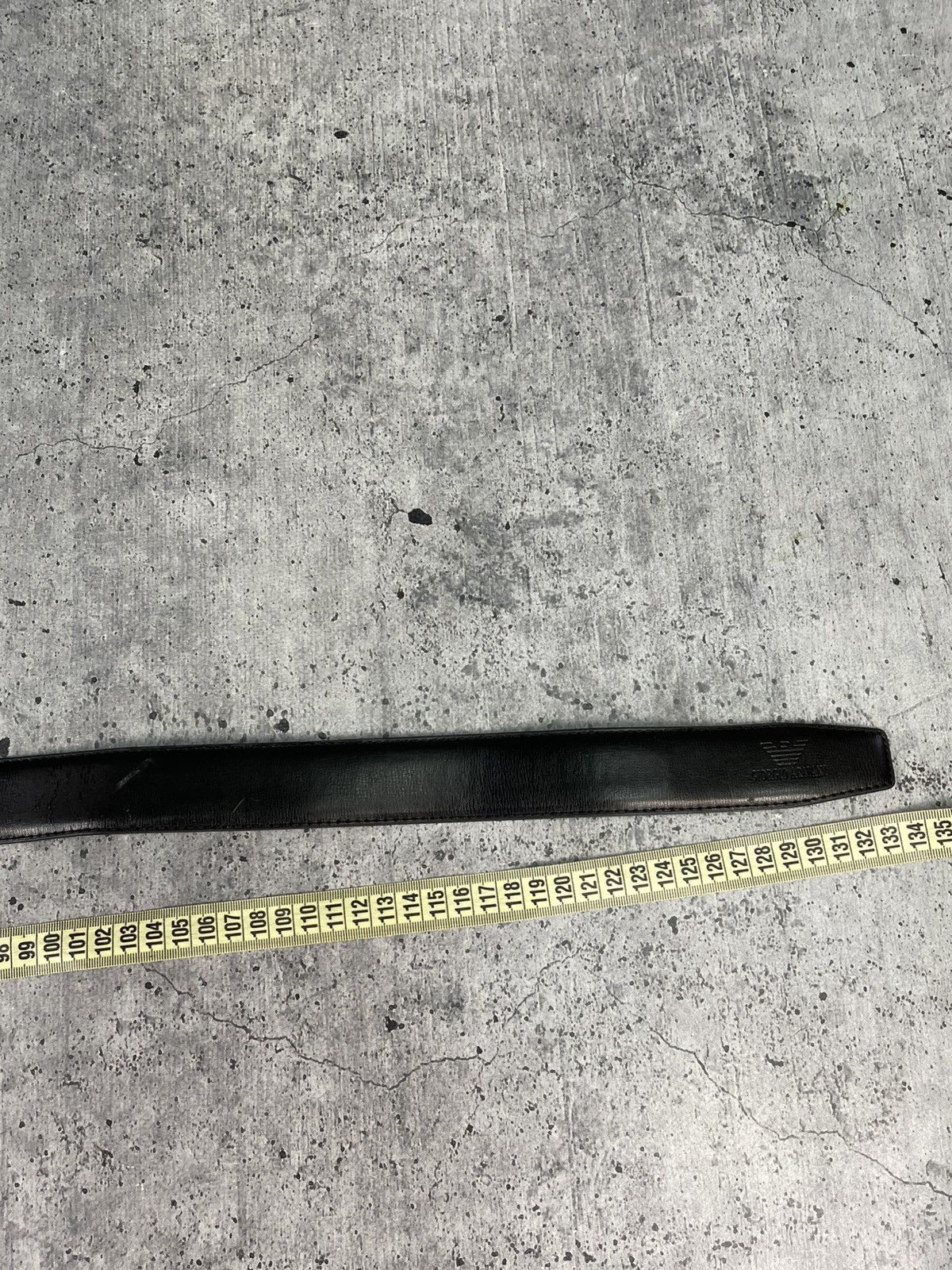 Giorgio Armani Vintage Armani Leather 130cm Belt Rare Big Buckle Logo Size ONE SIZE - 11 Thumbnail