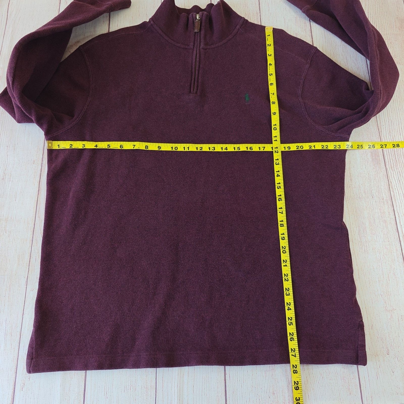 Polo Ralph Lauren Vintage Y2K Polo by Ralph Lauren 1/4 zip knit pullover top L Size US L / EU 52-54 / 3 - 5 Thumbnail