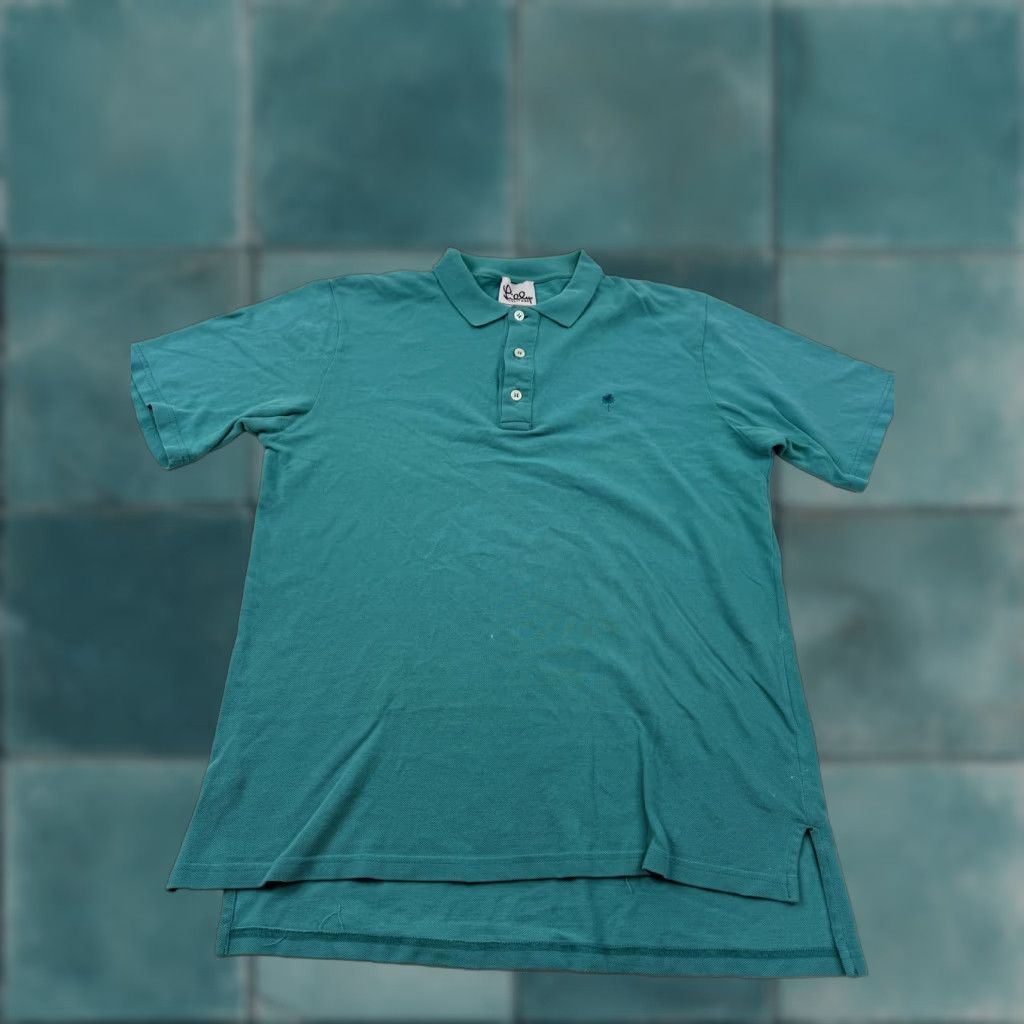 Lilly Pulitzer Lilly Pulitzer Polo Shirt Mens Large Green 100% Cotton Palm Tree Logo Casual Top Size US L / EU 52-54 / 3 - 1 Thumbnail