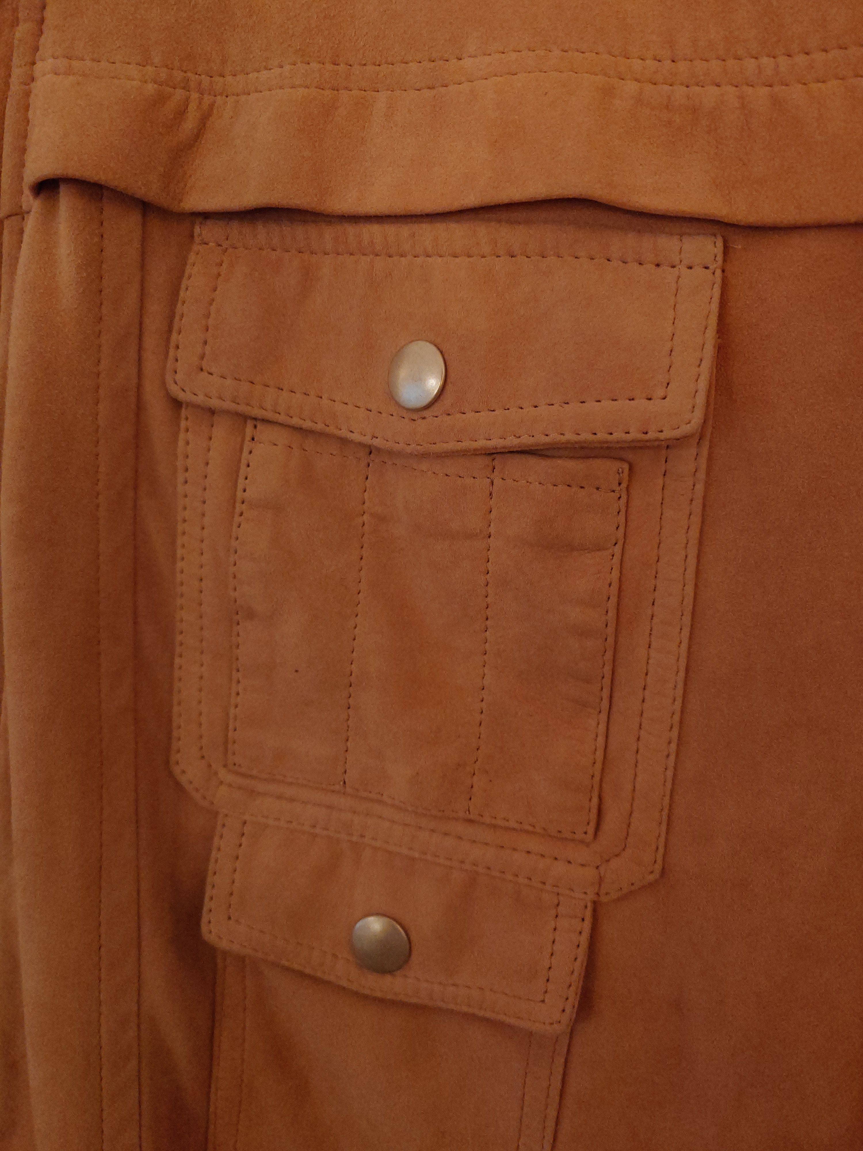 Diesel Black Gold Goat Suede asymmetrical closure cropped biker jacket Size US M / EU 48-50 / 2 - 2 Thumbnail