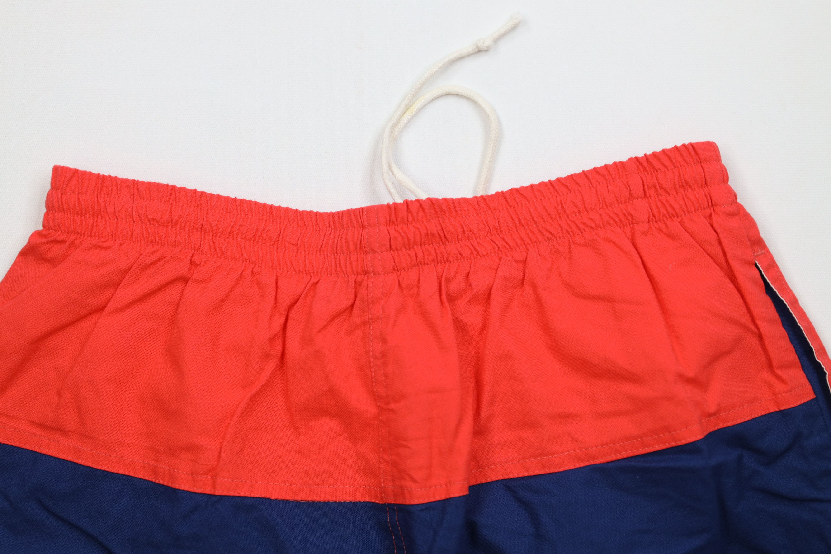 Vintage Vintage 90s Streetwear Block Lined Shorts Trunks Cotton Size US 32 / EU 48 - 11 Thumbnail