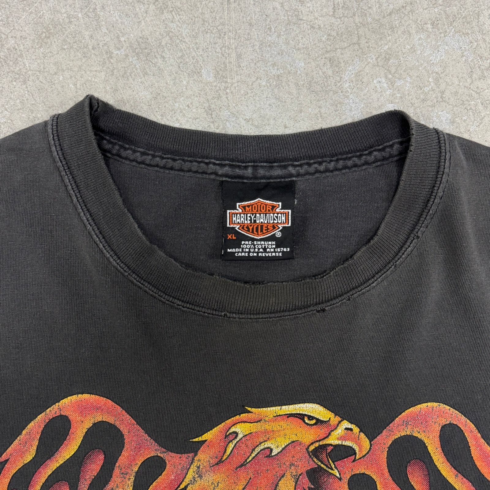 Harley Davidson Vintage Harley Davidson Flame Longsleeve Size US XL / EU 56 / 4 - 10 Thumbnail