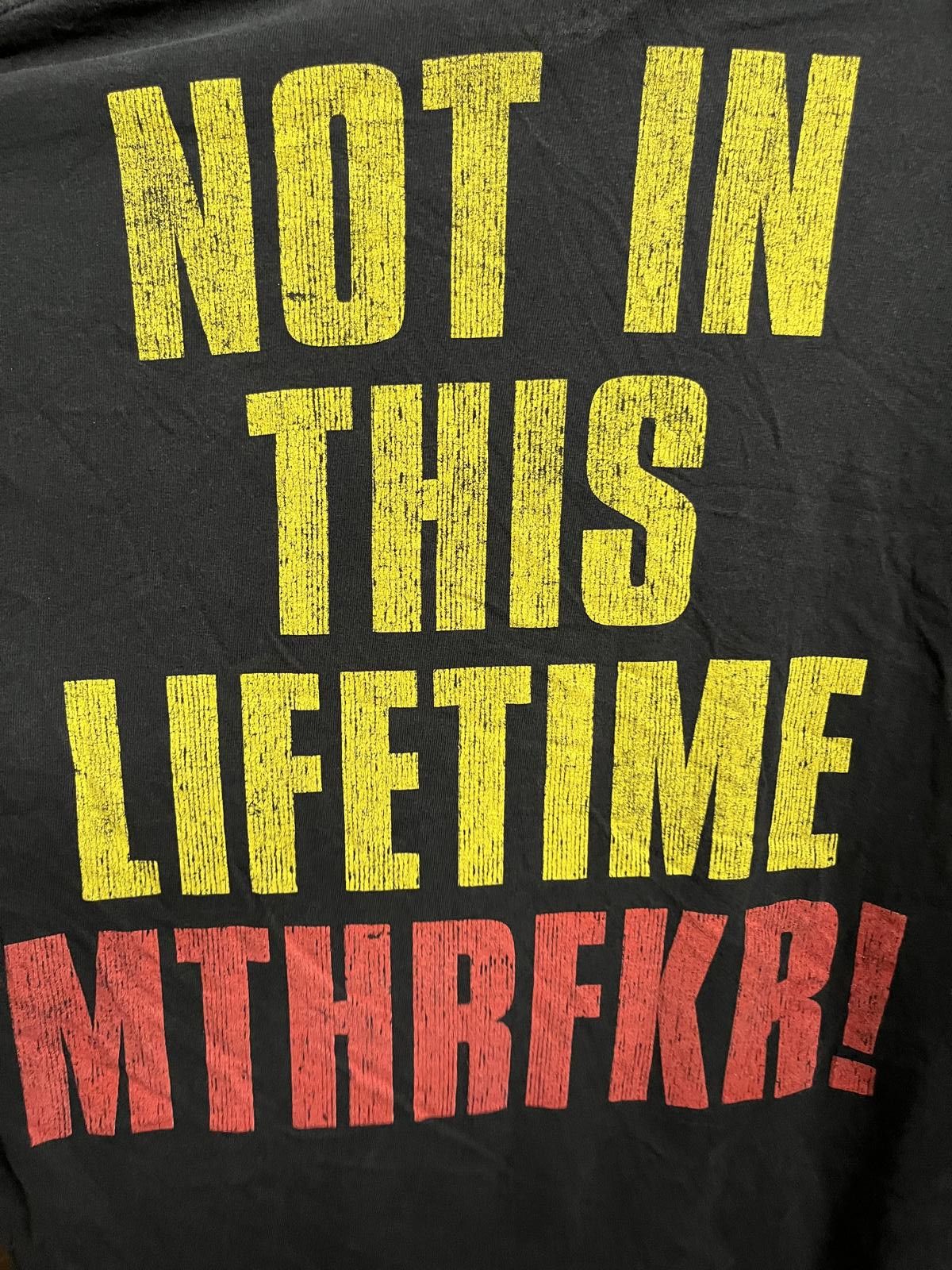 Designer Guns n Roses Tour T-shirt - Not in This Lifetime MTHRFCKR! M Size US M / EU 48-50 / 2 - 5 Thumbnail