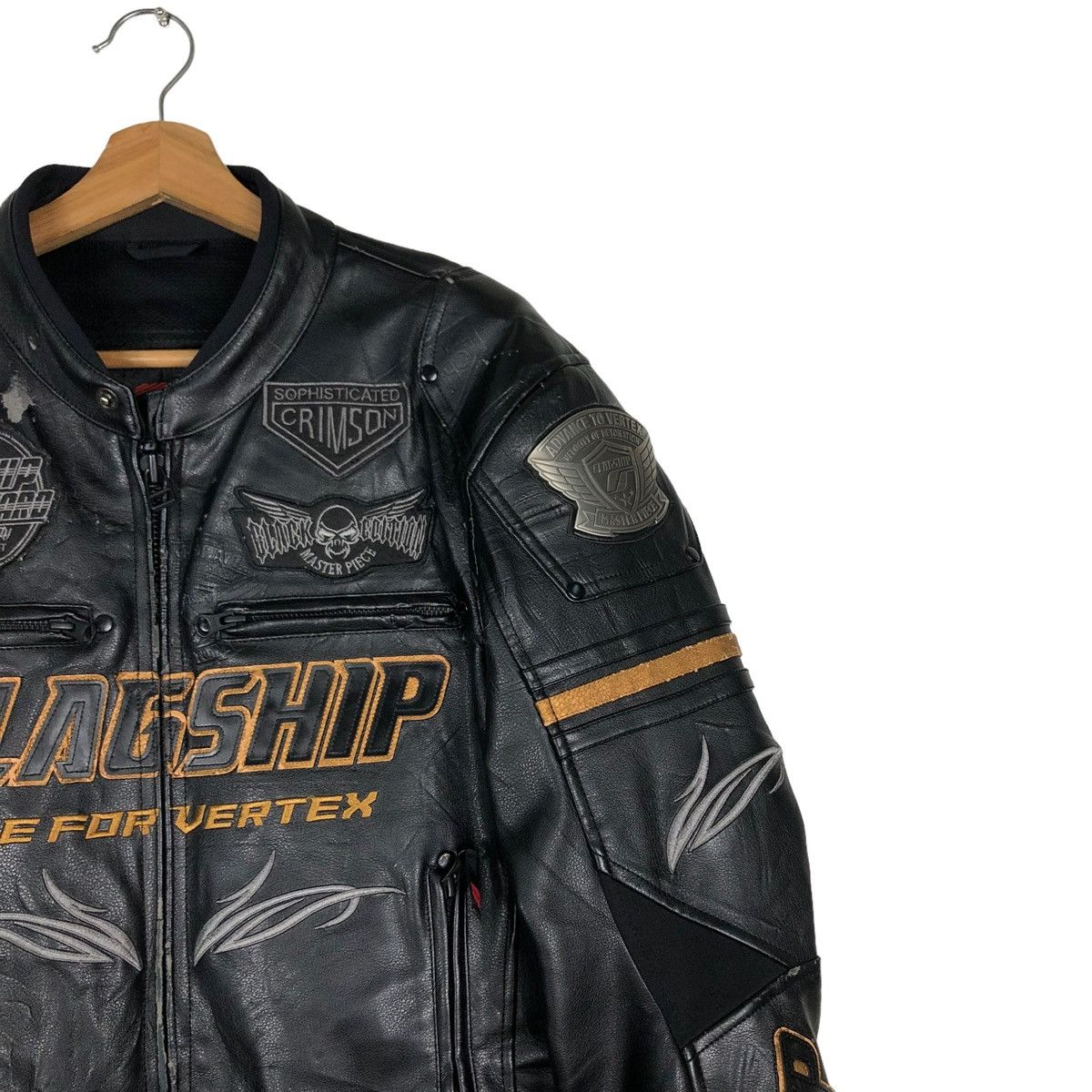Japanese Brand 🔥Vintage Racing Biker Jacket Flagship Japan Made Big Logo Size US M / EU 48-50 / 2 - 5 Thumbnail