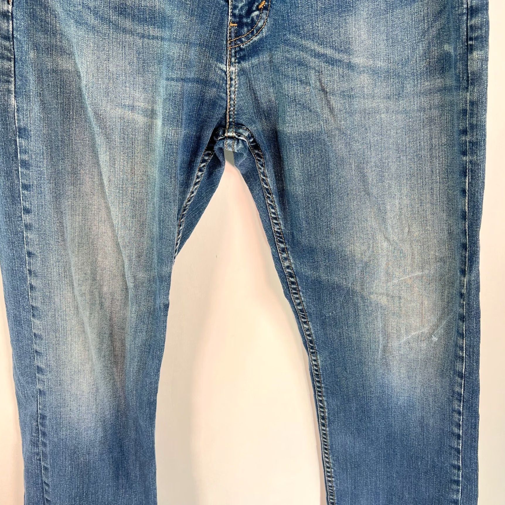 Levi's Levi's Jeans Mens 34X29 Blue Denim Regular Fit 5-Pocket Button Size US 34 / EU 50 - 5 Thumbnail