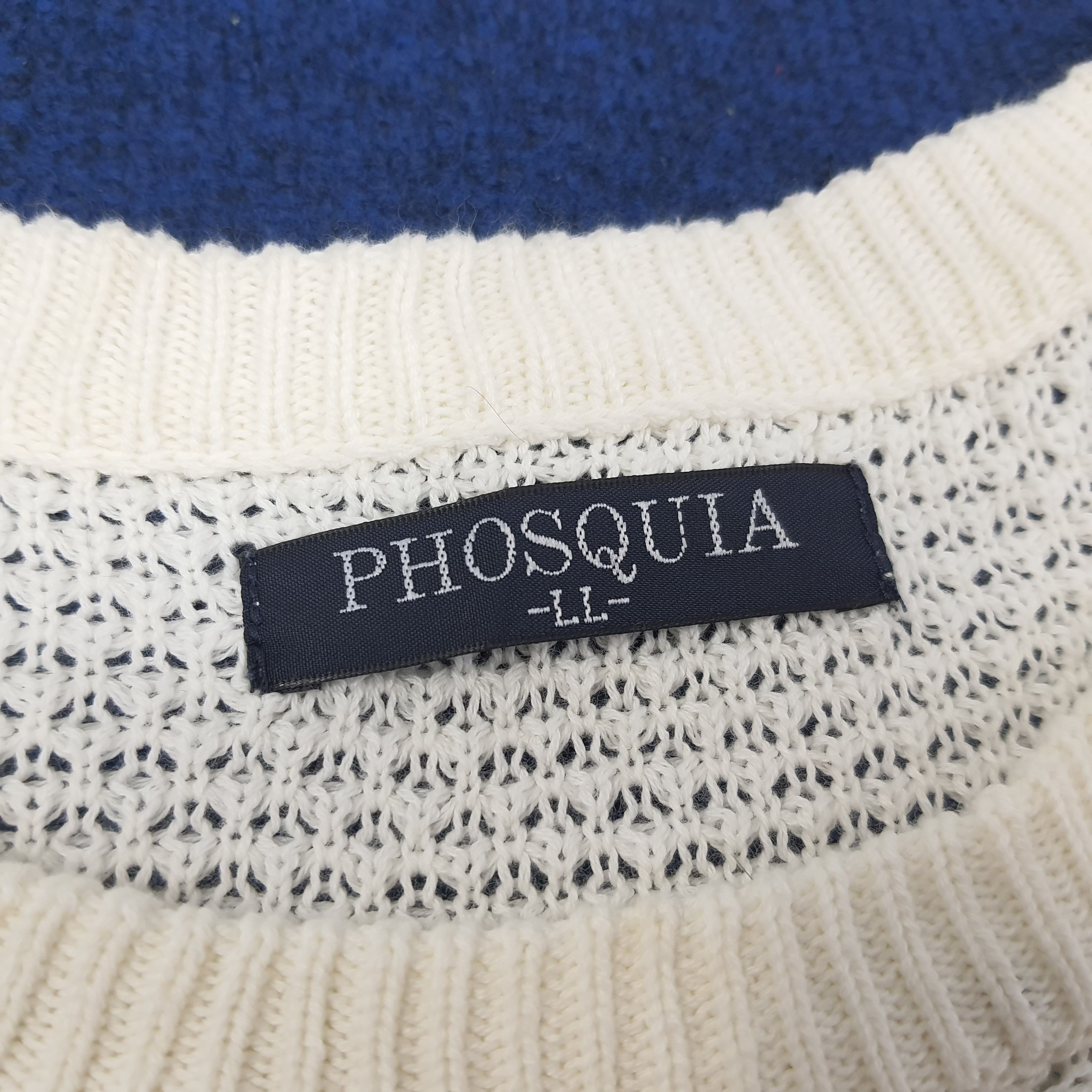 Japanese Brand × Vintage Vintage Phosquia Custom Logo Japan Brand Knitwear C229N5 Size US S / EU 44-46 / 1 - 5 Thumbnail