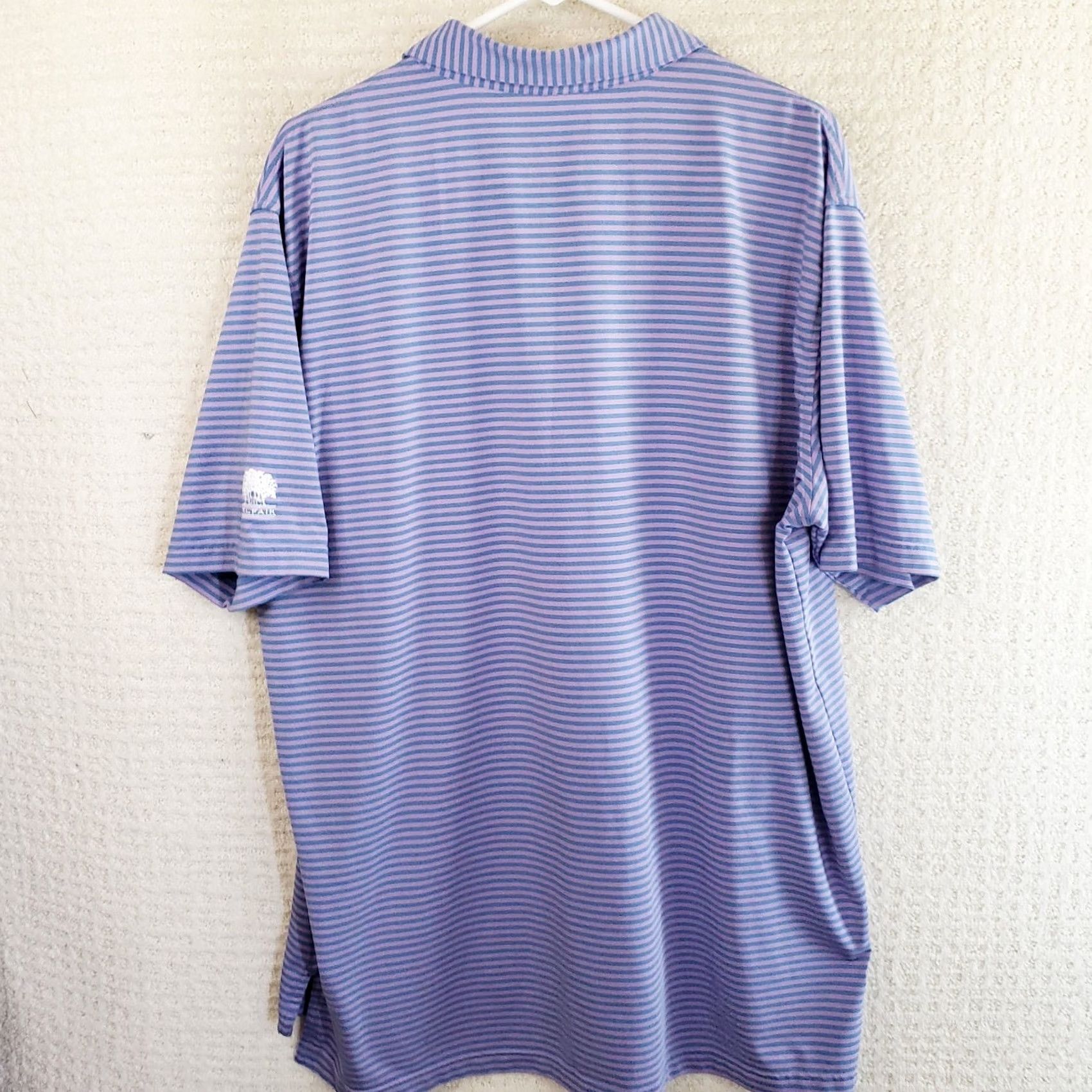 Peter Millar Peter Millar Polo Shirt Men XL Lavender Purple Stripe Summer Comfort Performance Size US XL / EU 56 / 4 - 6 Thumbnail