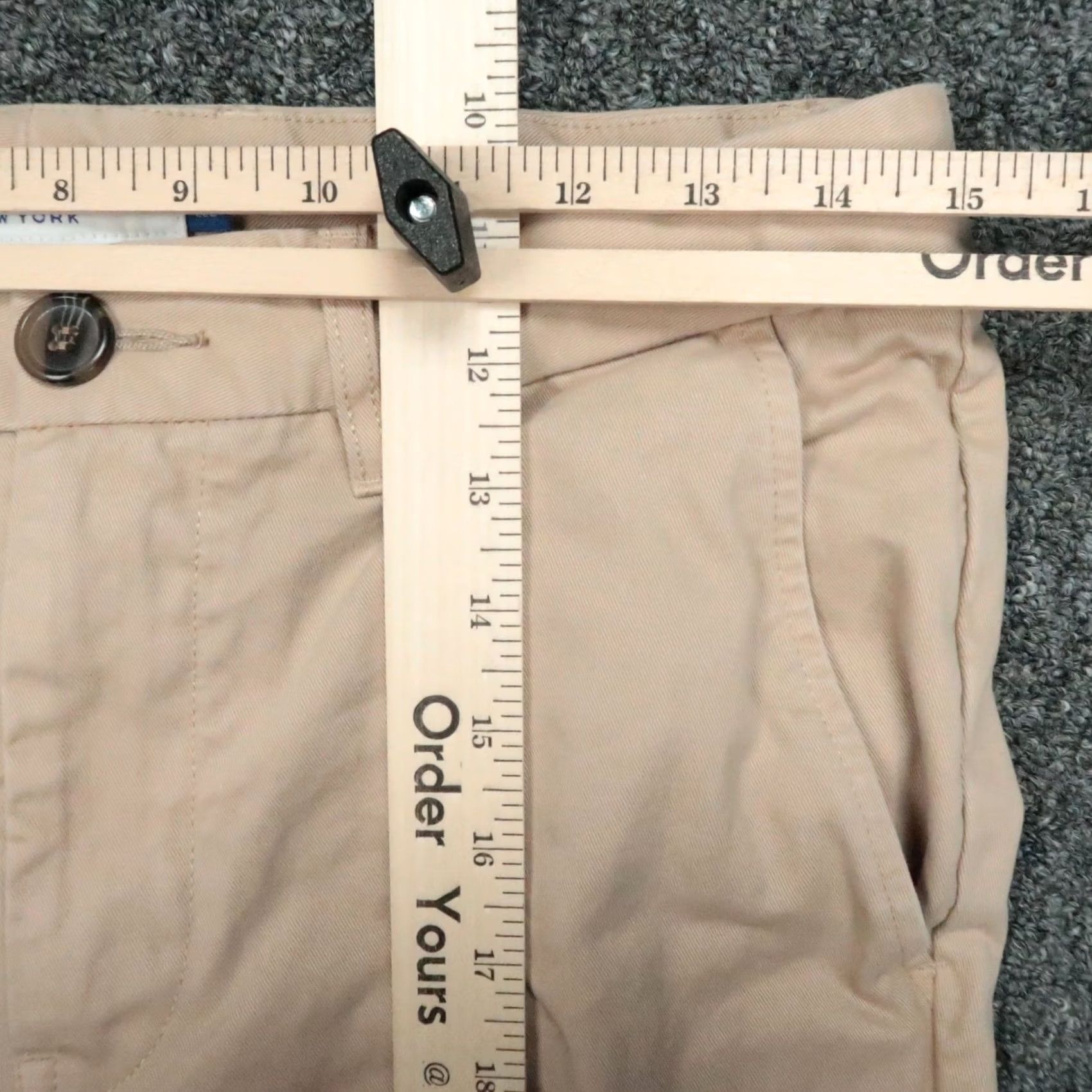 Vintage Peter Manning Pants Mens 30x29 Chino Slim Cotton Beige Tan Straight Front Pockets Slim Straight Leg 30 In Mens Underwear? Size US 30 / EU 46 - 7 Thumbnail
