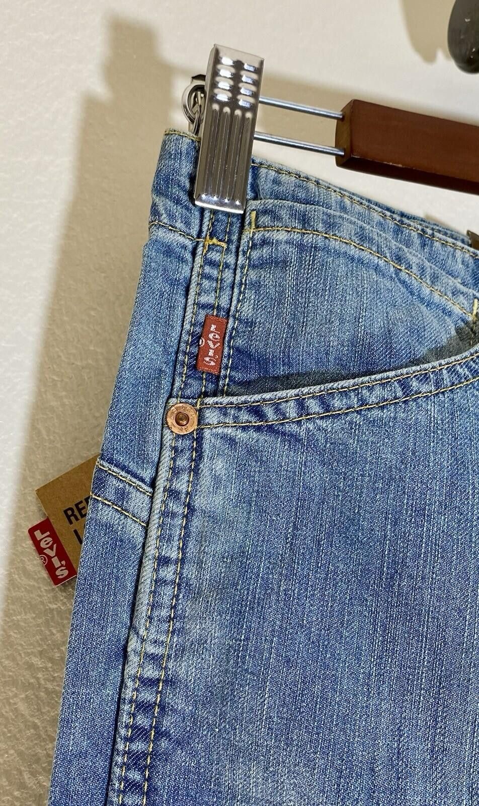 Levi's NWT Levis Red Tab 565 Straight Jeans Low Rise Women 28x34 Size 28" / US 6 / IT 42 - 4 Thumbnail