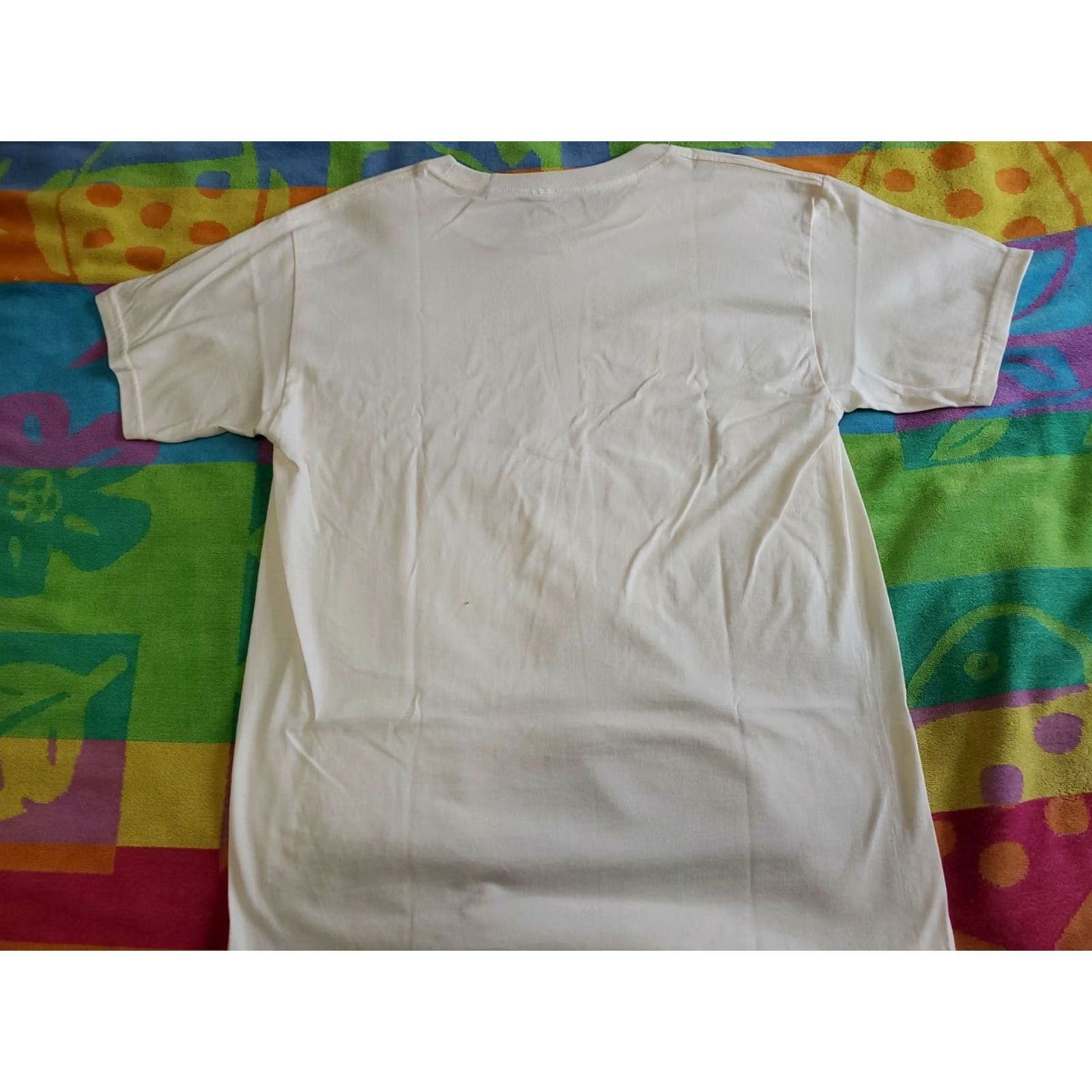 Speedo K1 SPEED RACING Short Sleeve Tshirt Sz Medium Man Cream Graphic Print Crew Neck Classic Fit T-Shirt Size US M / EU 48-50 / 2 - 3 Thumbnail