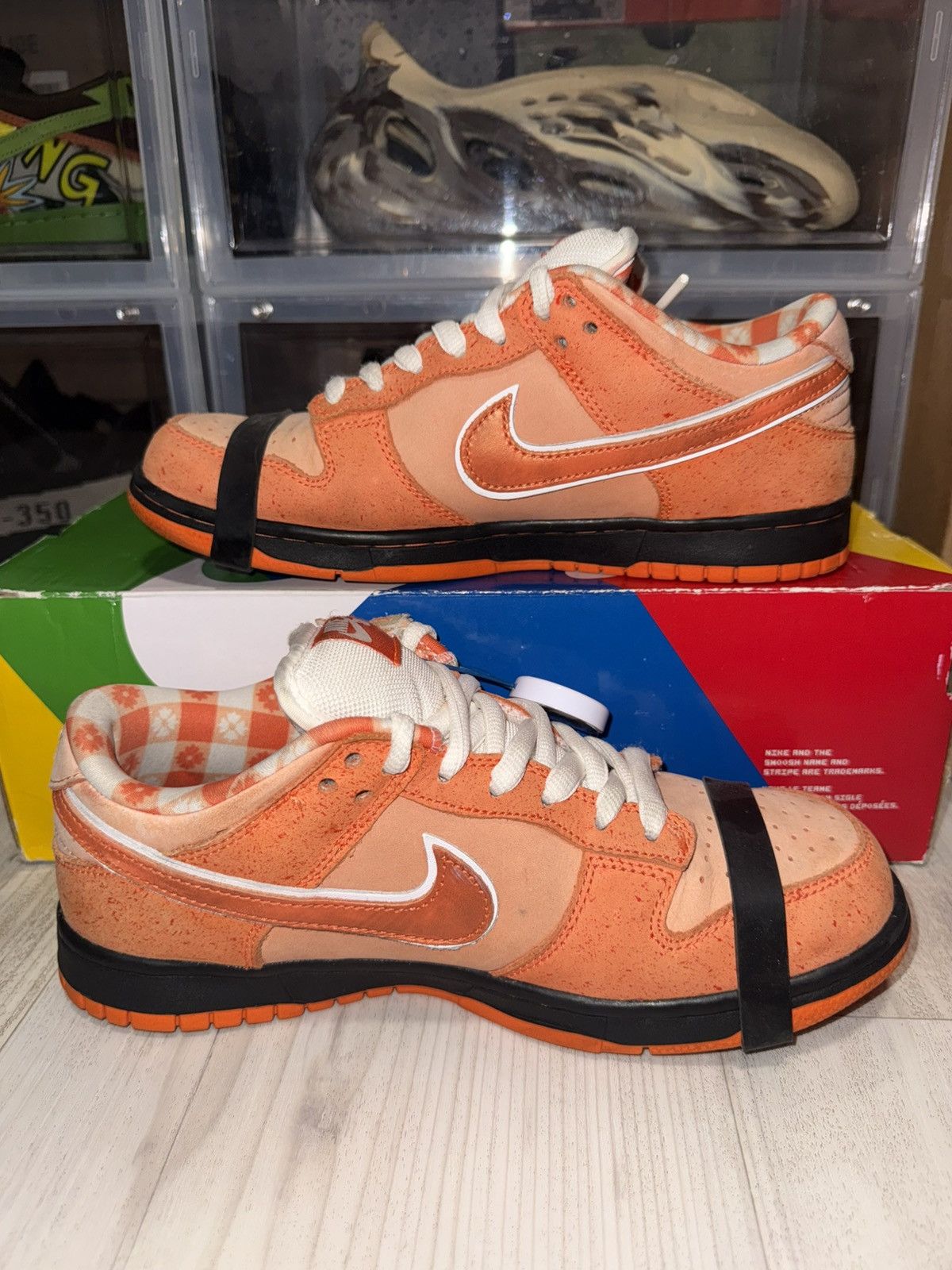 CNCPTS × Nike Nike SB Dunk Low OG QS Orange Lobster Size US 7.5 / EU 40-41 - 3 Thumbnail