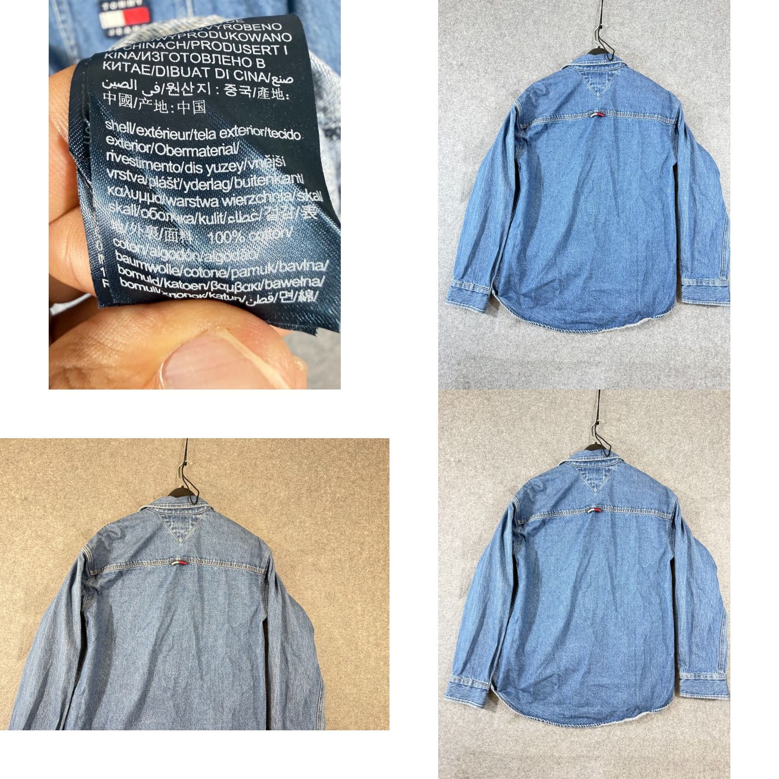 Tommy Hilfiger Tommy Hilfiger Shirt Mens S Blue Denim & Plaid Snap Front Pocket Overshirt Fit Shirt Regular Navy Blue Plaid Denim Mens S Short/Long Sleeve? Size US S / EU 44-46 / 1 - 8 Thumbnail