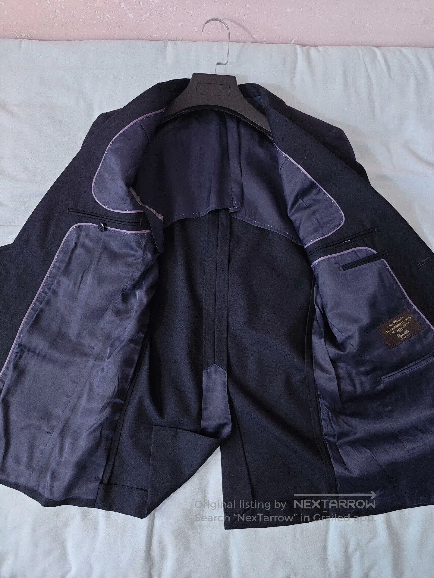 Japanese Brand Italian VBC Wool Half-Lined Suit. Size US S / EU 44-46 / 1 - 5 Thumbnail