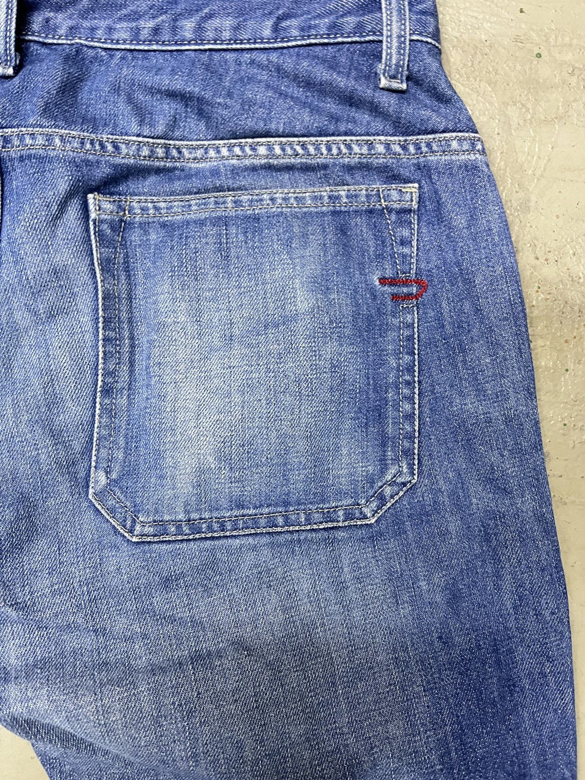 Diesel × If Six Was Nine × Japanese Brand BOOTCUT DOUBLE KNEE BUSH VINTAGE DIESEL JEANS Y2K FLARED Size US 32 / EU 48 - 12 Thumbnail