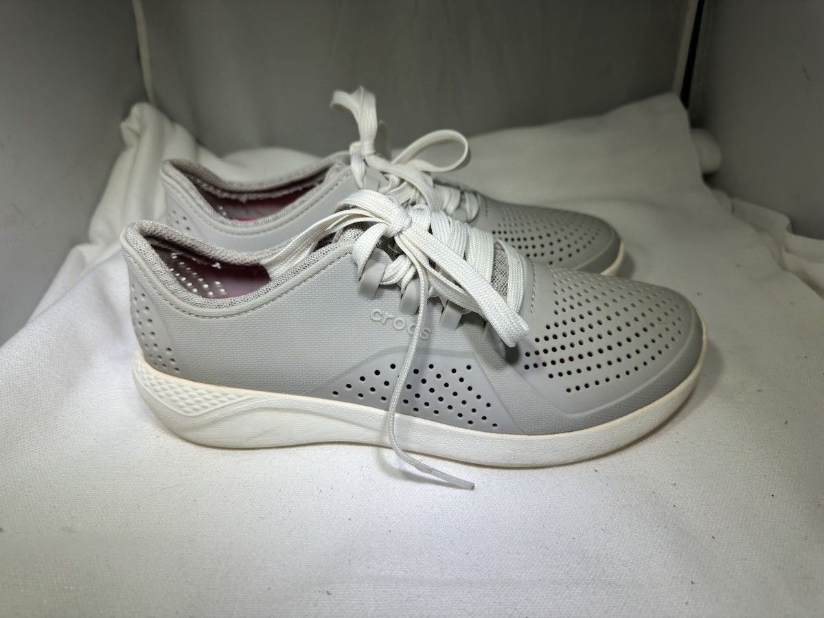 Crocs PreOwned Crocs LiteRide Shoes Gray Women’s 8 Size US 8 / IT 38 - 3 Thumbnail