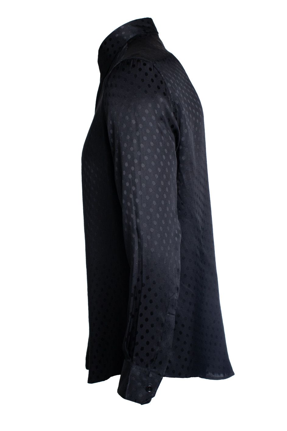 Celine Celine, polkadot shirt in black Size US L / EU 52-54 / 3 - 3 Thumbnail