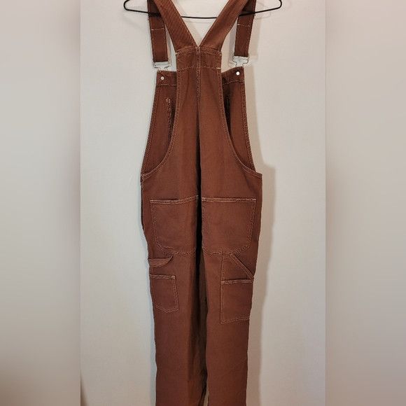 Aritzia Aritzia Sun-deh Brown Dungarees Overalls - Size S Size 28" / US 6 / IT 42 - 4 Thumbnail