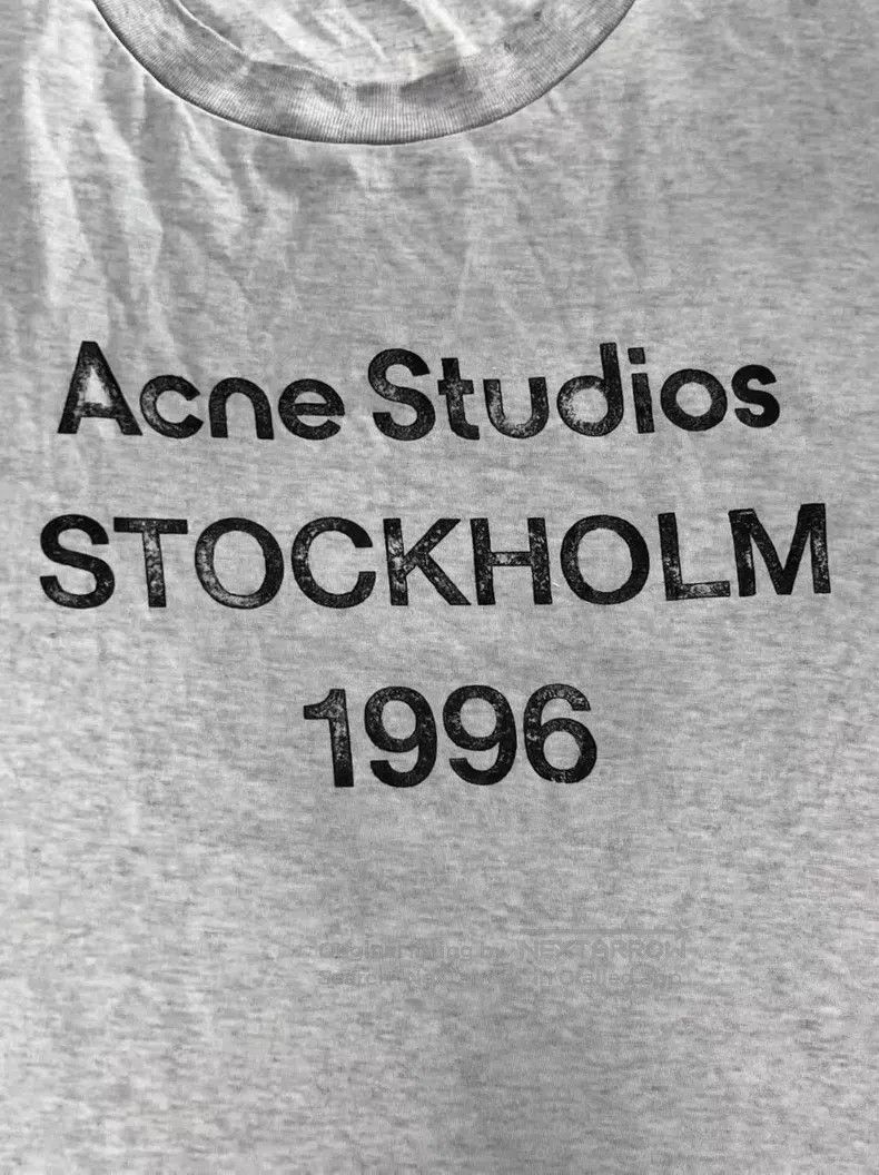 Acne Studios Acne Studios Letter Printed Slouchy Crewneck 1996 Loose So Size US S / EU 44-46 / 1 - 3 Thumbnail
