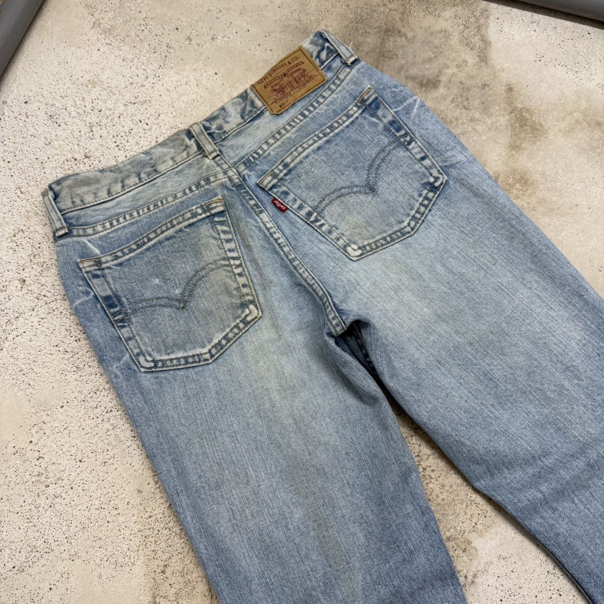 Levi's Vintage Y2K Levis W317 Flare Paints Designer Inspired Pants Size 30" / US 8 / IT 44 - 9 Thumbnail