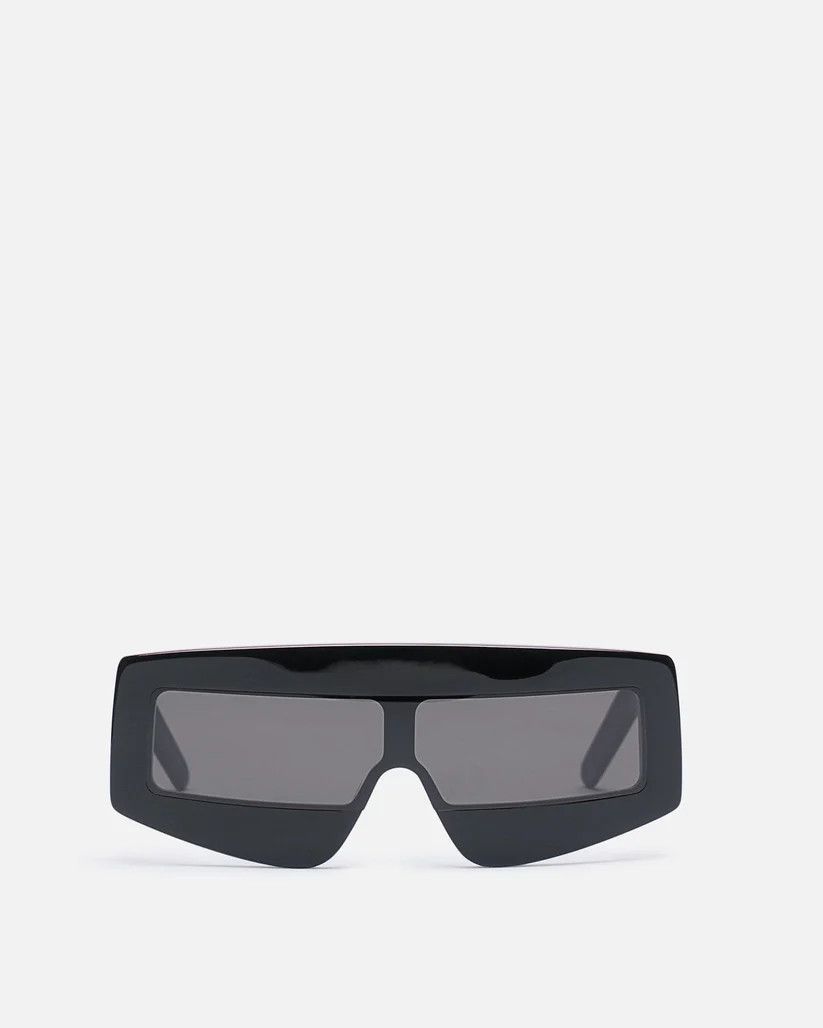Rick Owens o1s1v1r1oon0825 Size: OS/Phleg Sunglasses in Black Size ONE SIZE - 1 Thumbnail