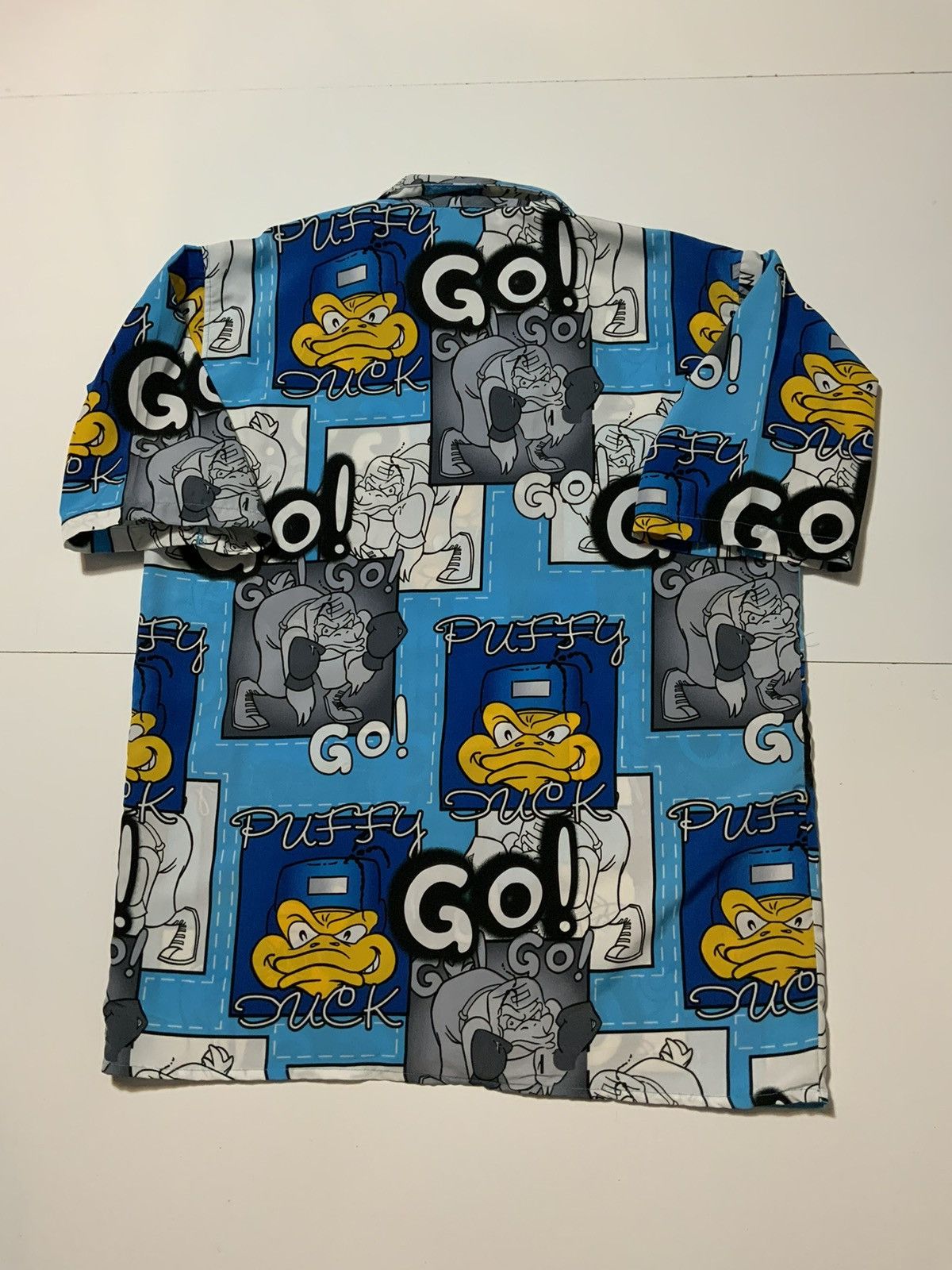 Vintage Vintage 90s 2000s Y2K Duck Story Iber Shirt Shorts 2PC Set Size US L / EU 52-54 / 3 - 3 Thumbnail