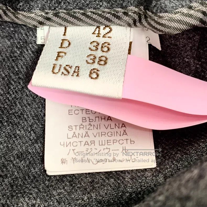 Brunello Cucinelli Brunello Cucinelli Dark gray beaded wool casual long pants Size US 26 / EU 42 - 6 Thumbnail