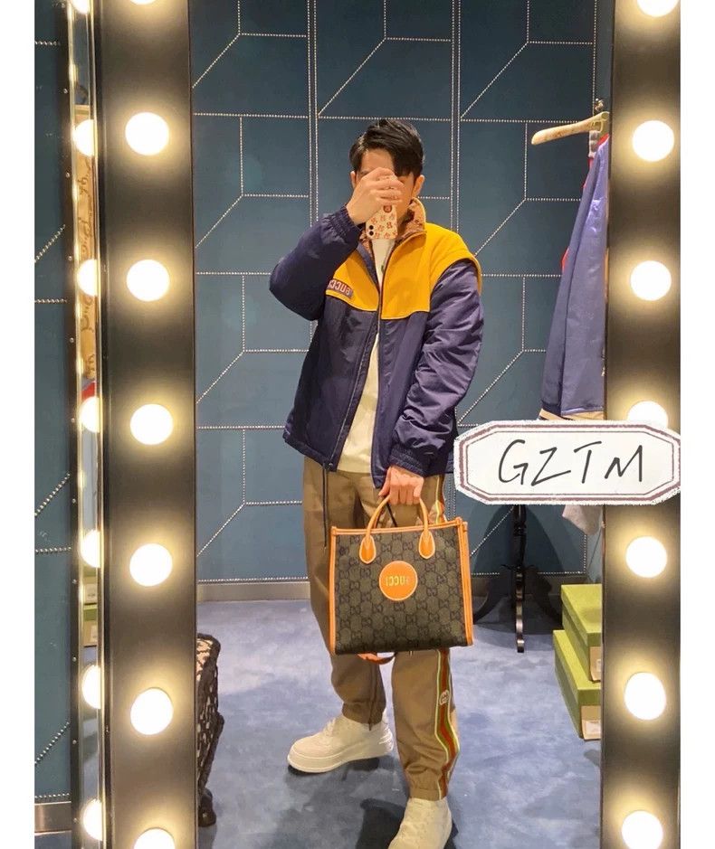 Gucci Gucci Autumn and winter men's and women's same color-blocki Size US M / EU 48-50 / 2 - 8 Thumbnail