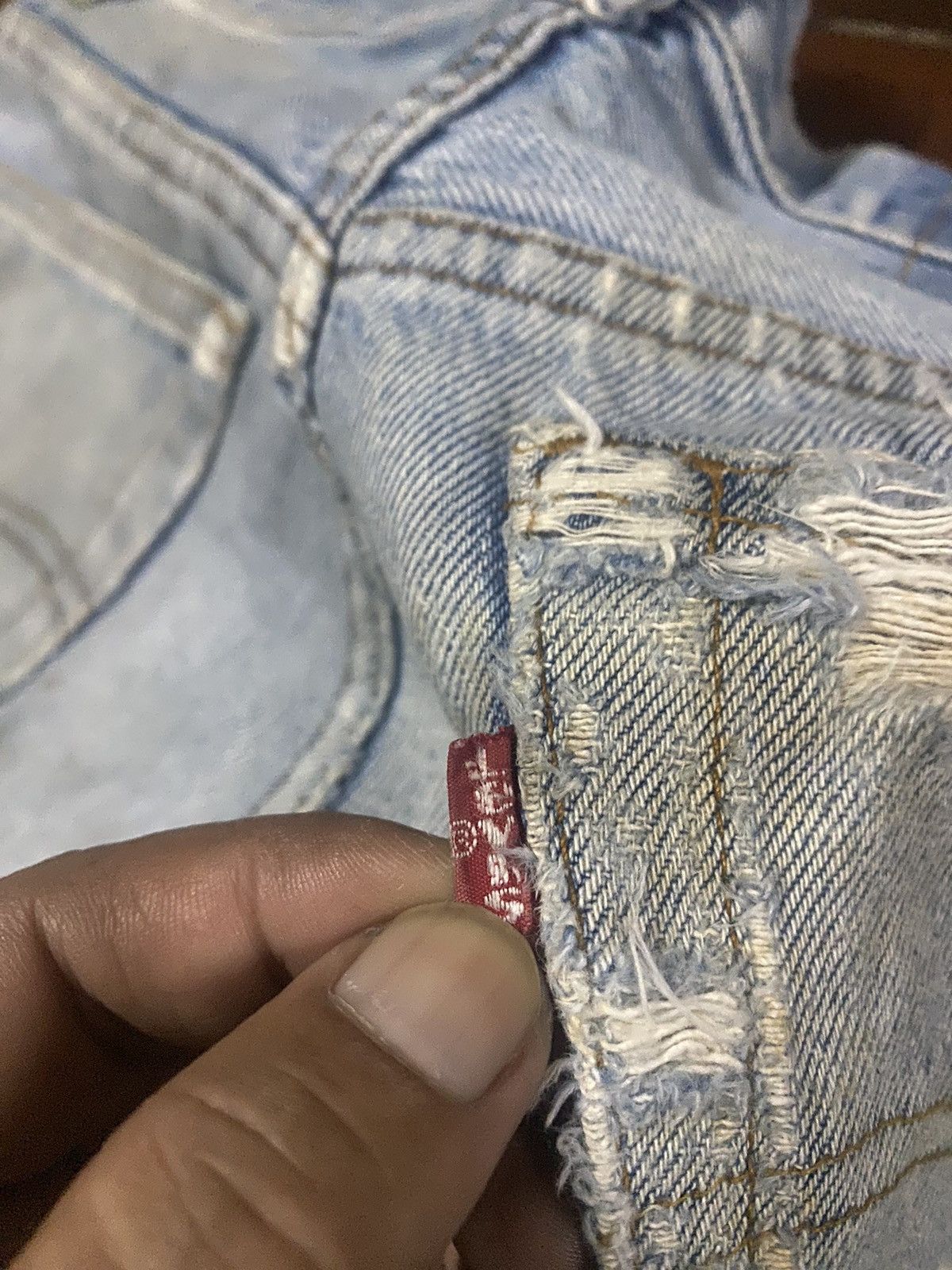 Levi's Vintage Clothing FIRE 🔥 VINTAGE 70s 80s LEVIS 501 DESTROY DISTRESSED RIPPED Size US 32 / EU 48 - 21 Thumbnail