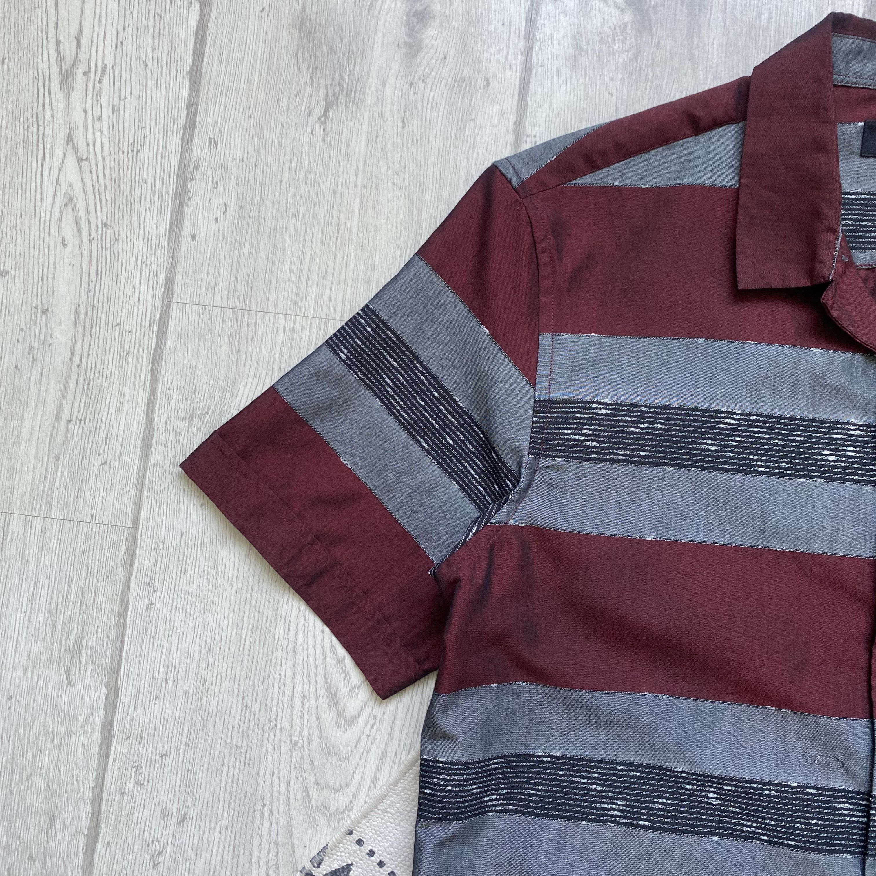 Allsaints ALLSAINTS striped shirt short sleeve oldmoney Size US M / EU 48-50 / 2 - 5 Thumbnail