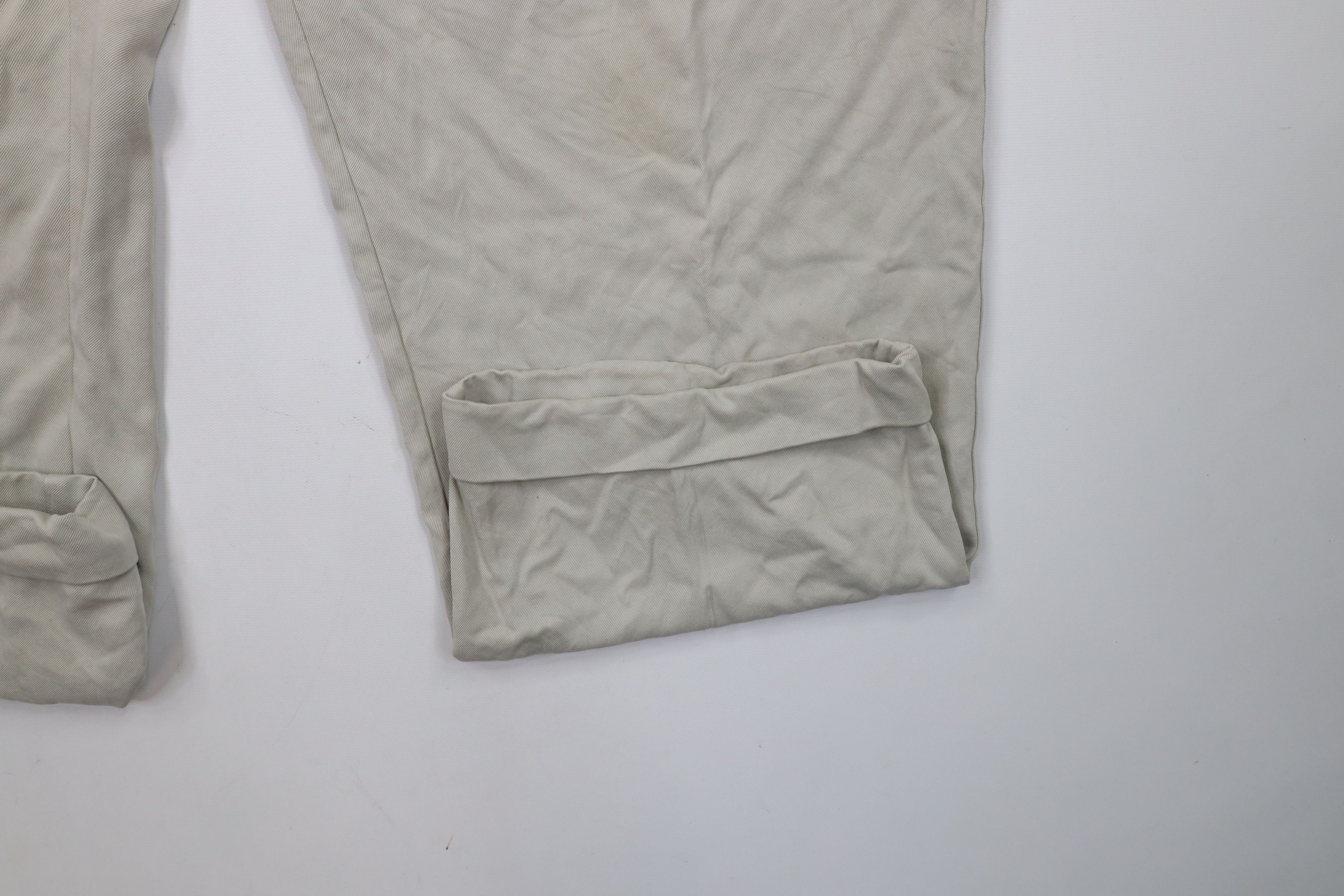 Tommy Bahama × Vintage Vintage 90s Tommy Bahama Silk Wide Leg Chino Pants Beige Size US 38 / EU 54 - 5 Thumbnail