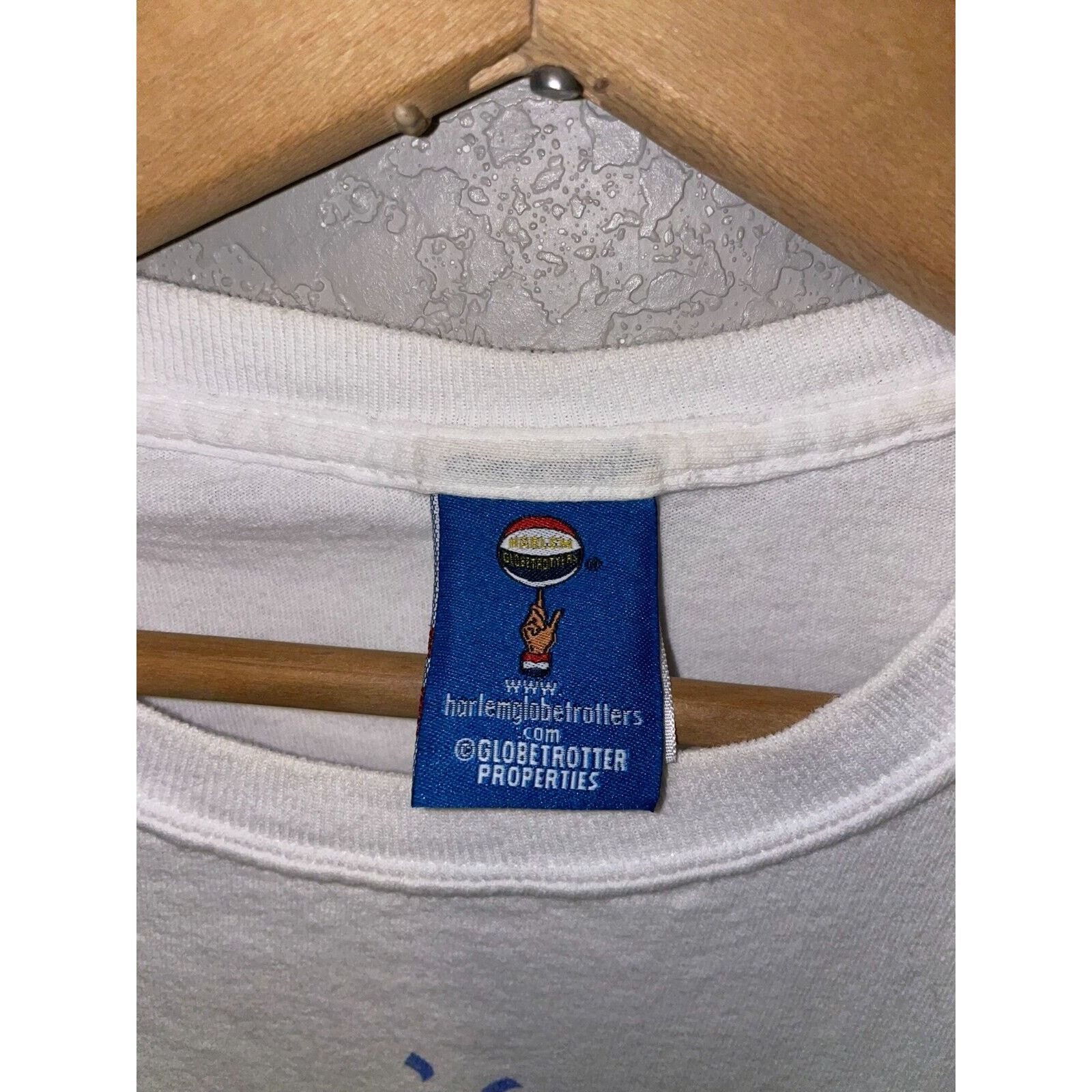 Harlem Globetrotters Harlem Globetrotters Shirt World Tour Basketball White Tee M Size US M / EU 48-50 / 2 - 5 Thumbnail
