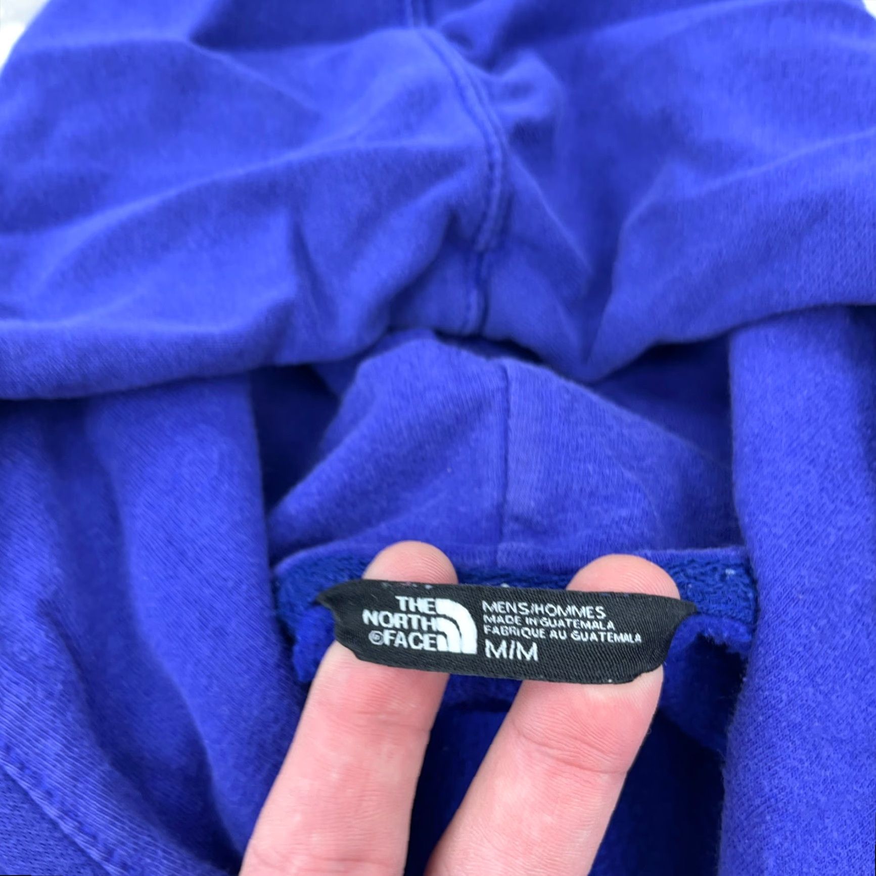 The North Face The North Face Hoodie Men M Purple Gray Graphic Print Logo Pocket Regular Sweatshirt Pullover Knit Fleece Size US M / EU 48-50 / 2 - 2 Thumbnail