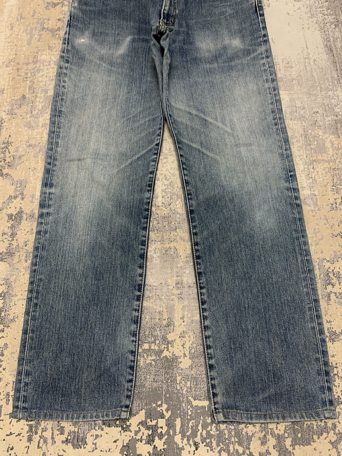 Wrangler Vintage Wrangler Distressed Denim Baggy Jeans 31x30 Size US 31 - 4 Thumbnail