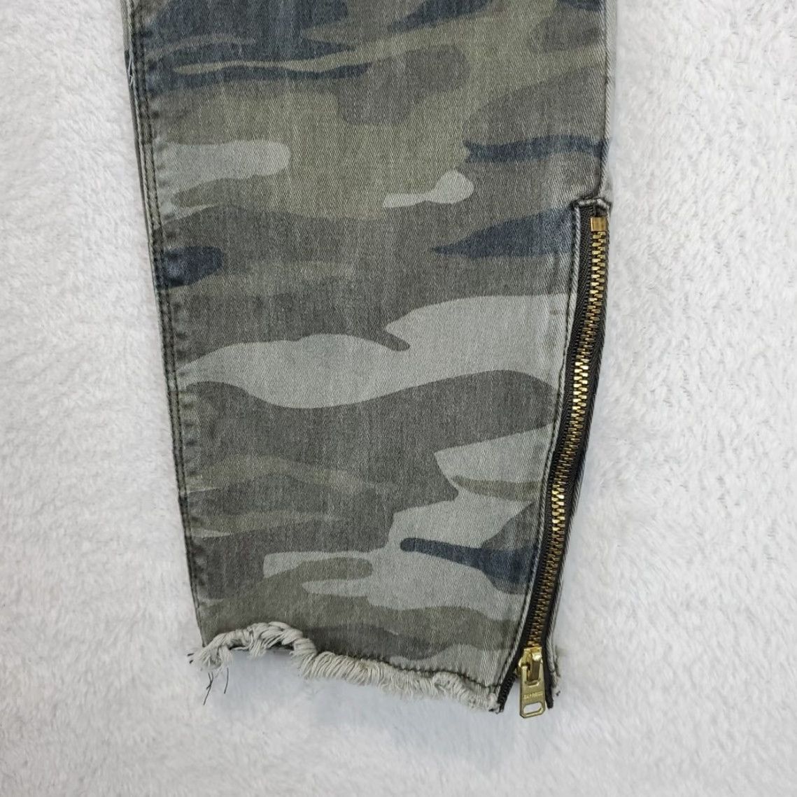 Express Express Jeans Camouflage Ankle Zip Legging Women 6R Midsize Stretch Y2K Gorpcore Size 28" / US 6 / IT 42 - 5 Thumbnail