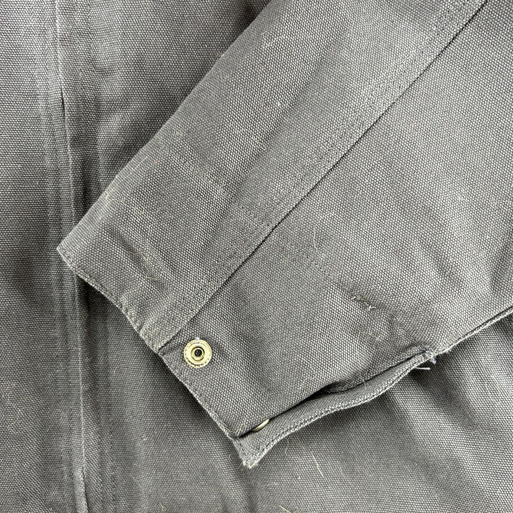 Vintage Corner Stone Jacket Mens XL Blue Navy Canvas Quilted Lined Workwear Bomber Jacket 90s Winter Regular Mens Size US XL / EU 56 / 4 - 3 Thumbnail