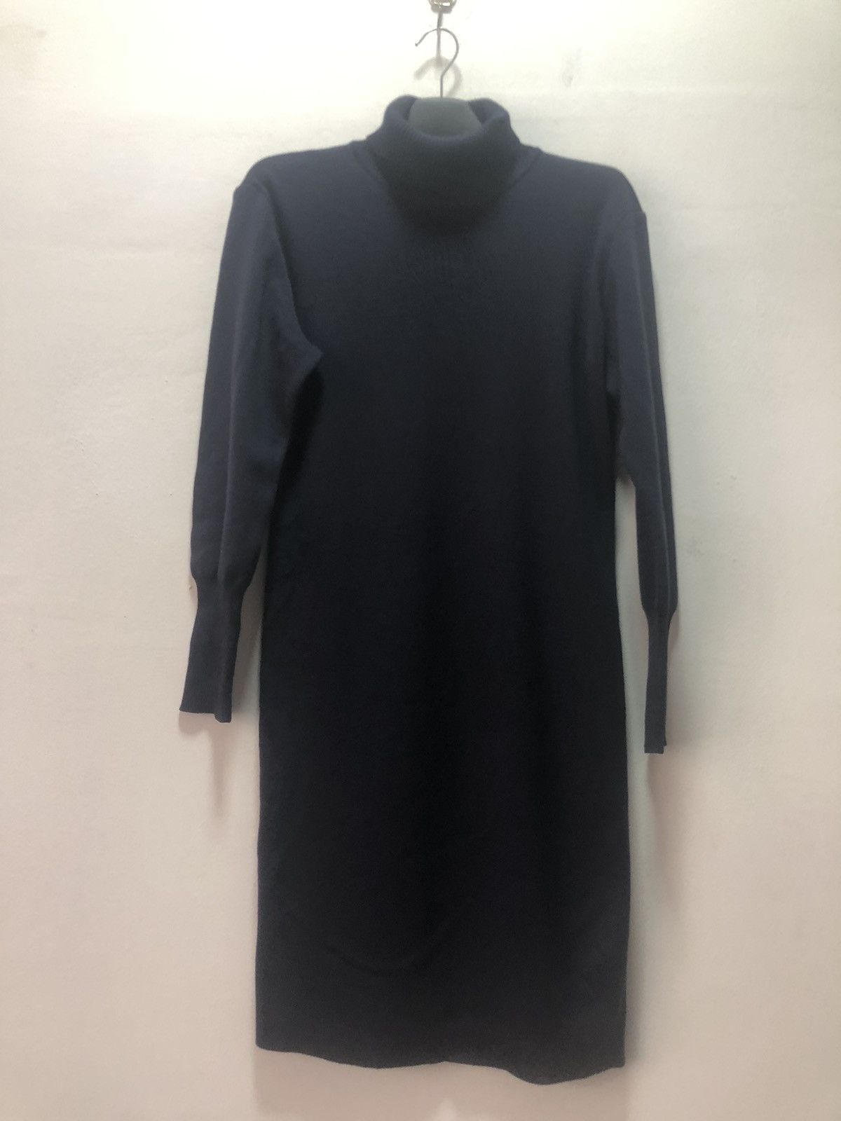 Christian Dior Monsieur CHRISTIAN DIOR Maxi Dress Turtleneck Knitwear Wool Hide Logo Size M / US 6-8 / IT 42-44 - 1 Thumbnail