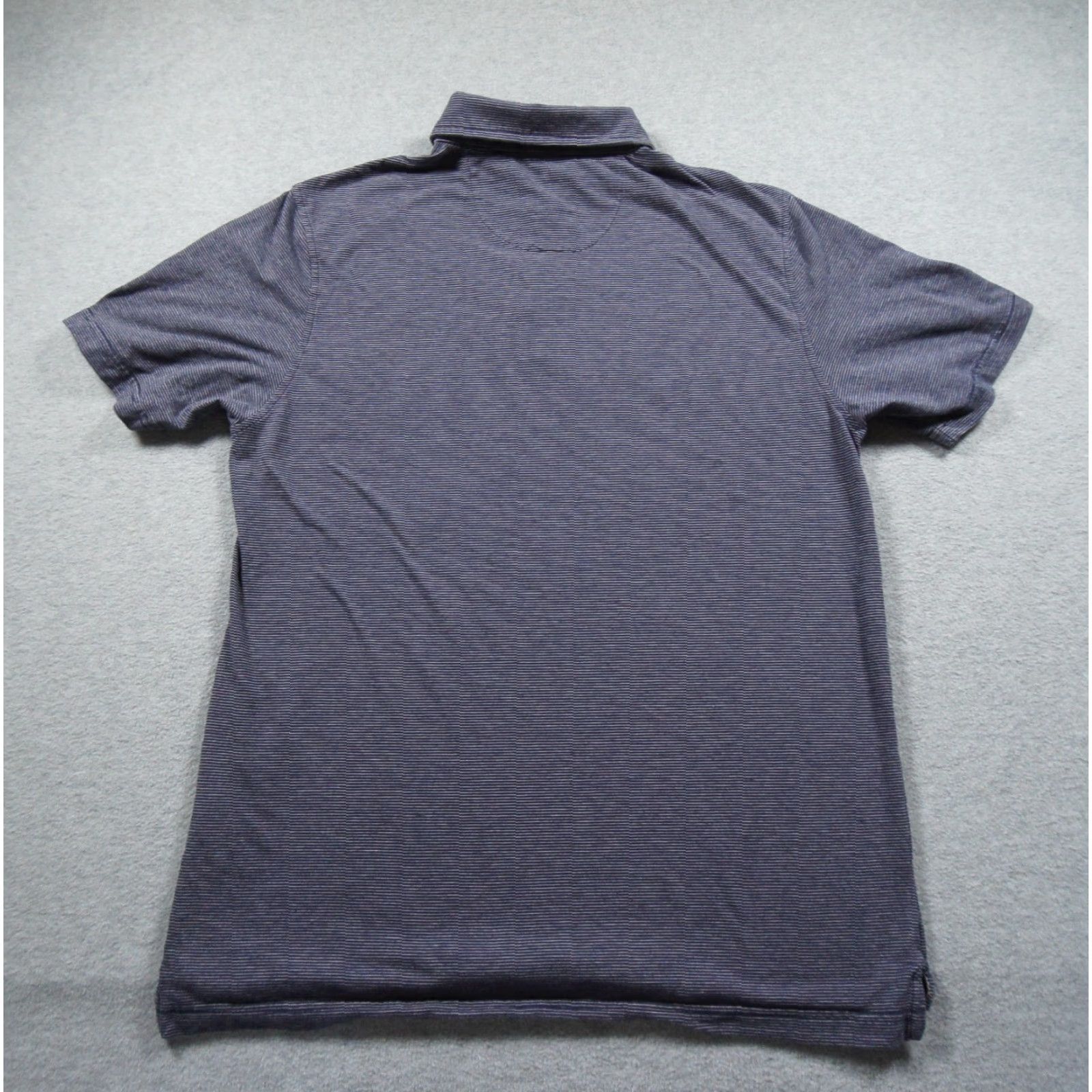 Peter Millar Peter Millar Polo Shirt Mens Medium Blue Striped Golf Short Sleeve Collared Size US M / EU 48-50 / 2 - 4 Thumbnail