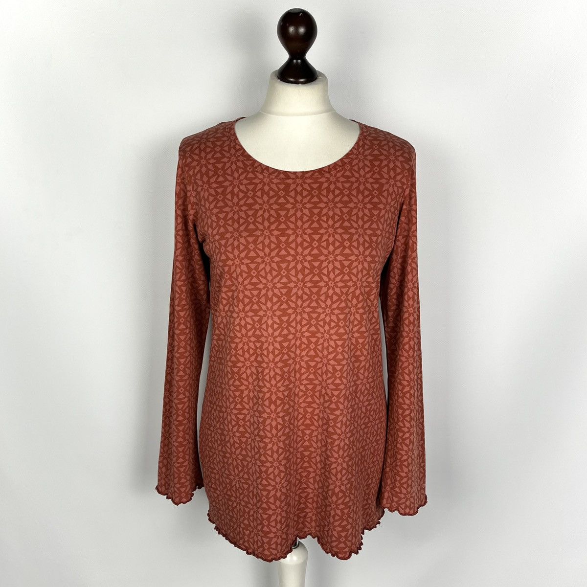 Gudrun Sjoden Ladies Gudrun Sjoden Printed Long Sleeve Tunic Shirt Size M / US 6-8 / IT 42-44 - 1 Thumbnail