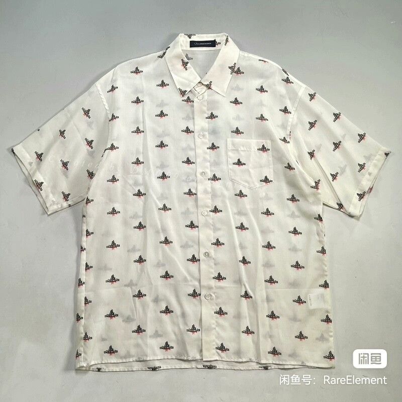 John Undercover UNDERCOVER All-Over Print Short-Sleeve Shirt Size US M / EU 48-50 / 2 - 1 Thumbnail