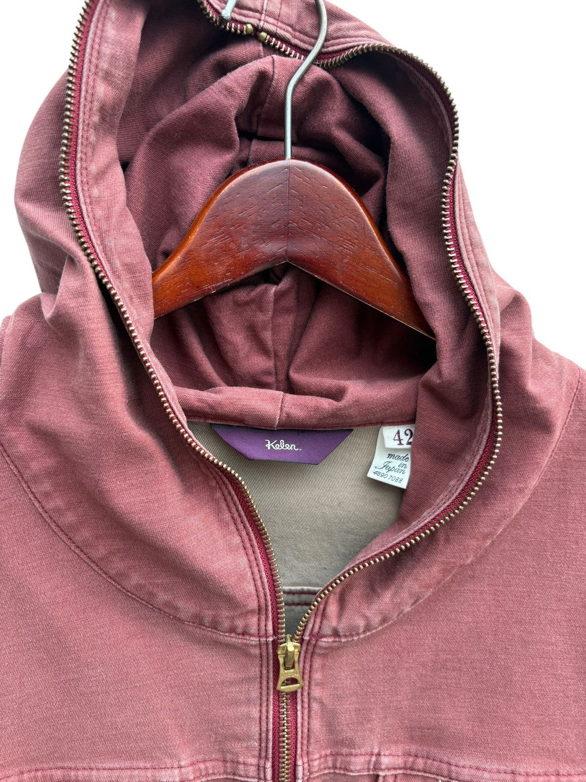 Japanese Brand Japanese Brand Kelen Zipper Hoodie Jacket Size US S / EU 44-46 / 1 - 2 Thumbnail