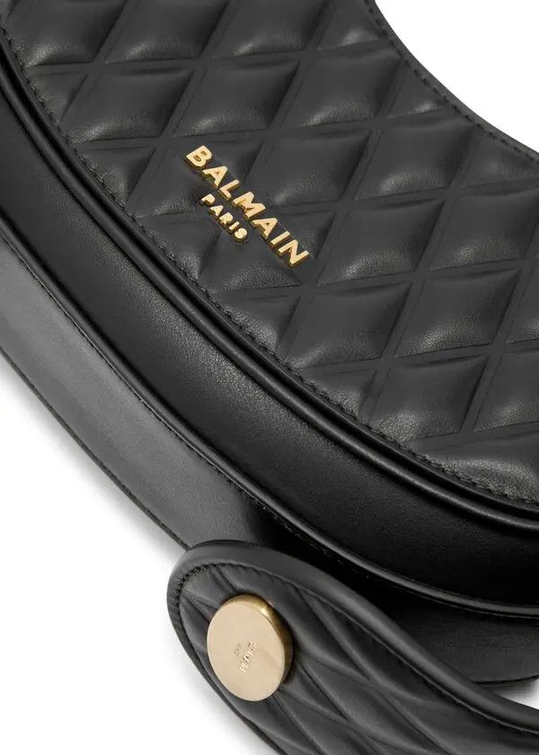 Balmain o1s1wg111225 Size:OS/Jolie Madame Shoulder Bag in Black Size ONE SIZE - 3 Thumbnail